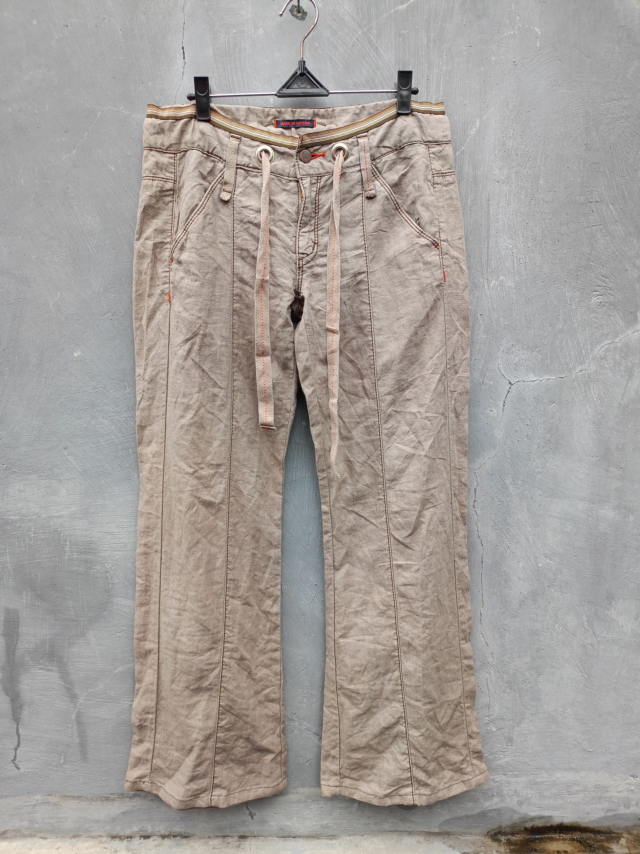 Japanese Brand Et Boite Linen pants Size US 31 - 1 Thumbnail