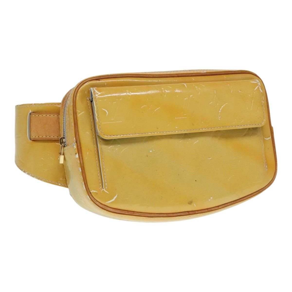 Louis Vuitton LOUIS VUITTON Monogram Vernis Fulton Waist Bag Gris M91041 Size ONE SIZE - 1 Thumbnail