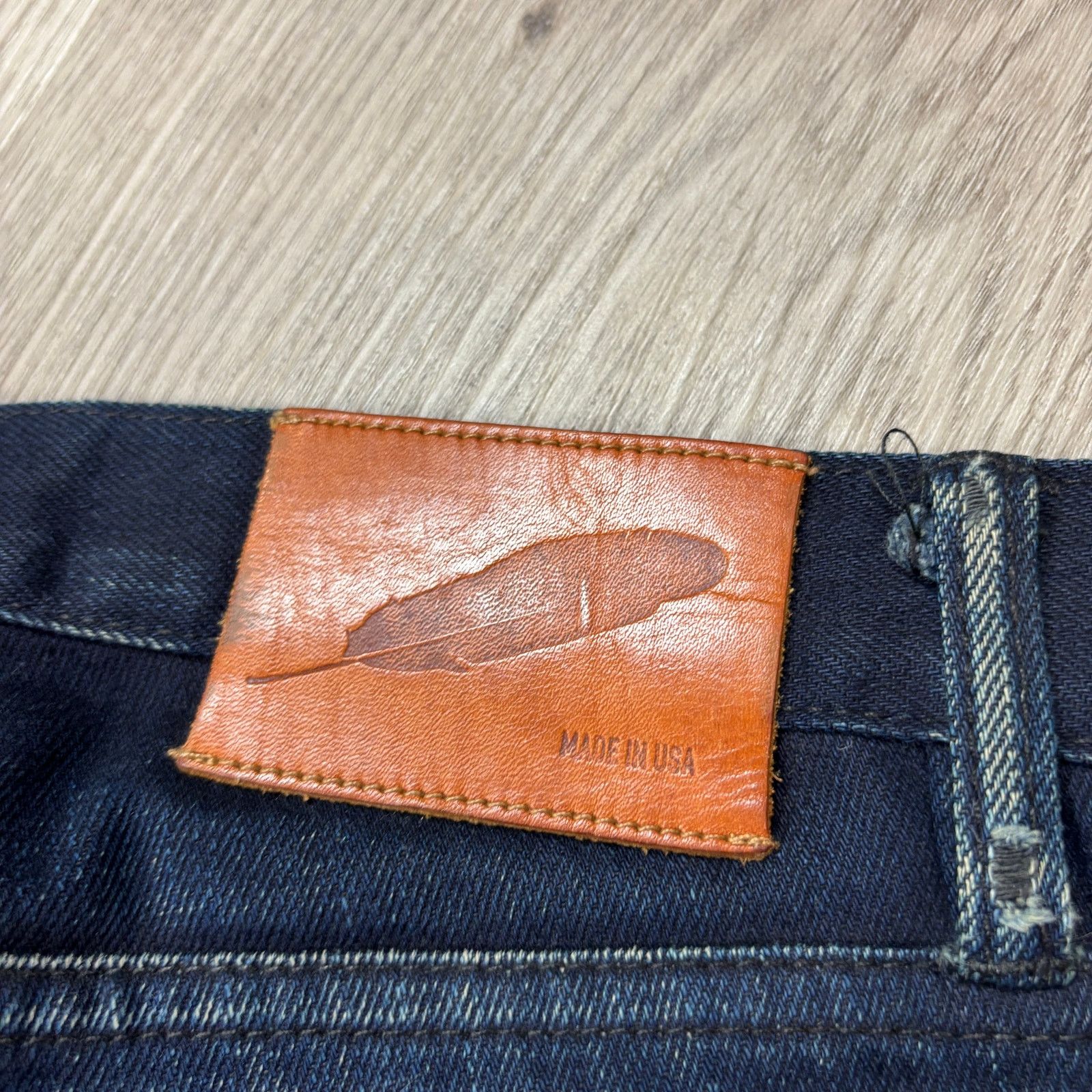 Rogue Territory Rogue Territory Stanton Slim Straight Selvedge Jeans 30x27 Size US 30 / EU 46 - 4 Thumbnail
