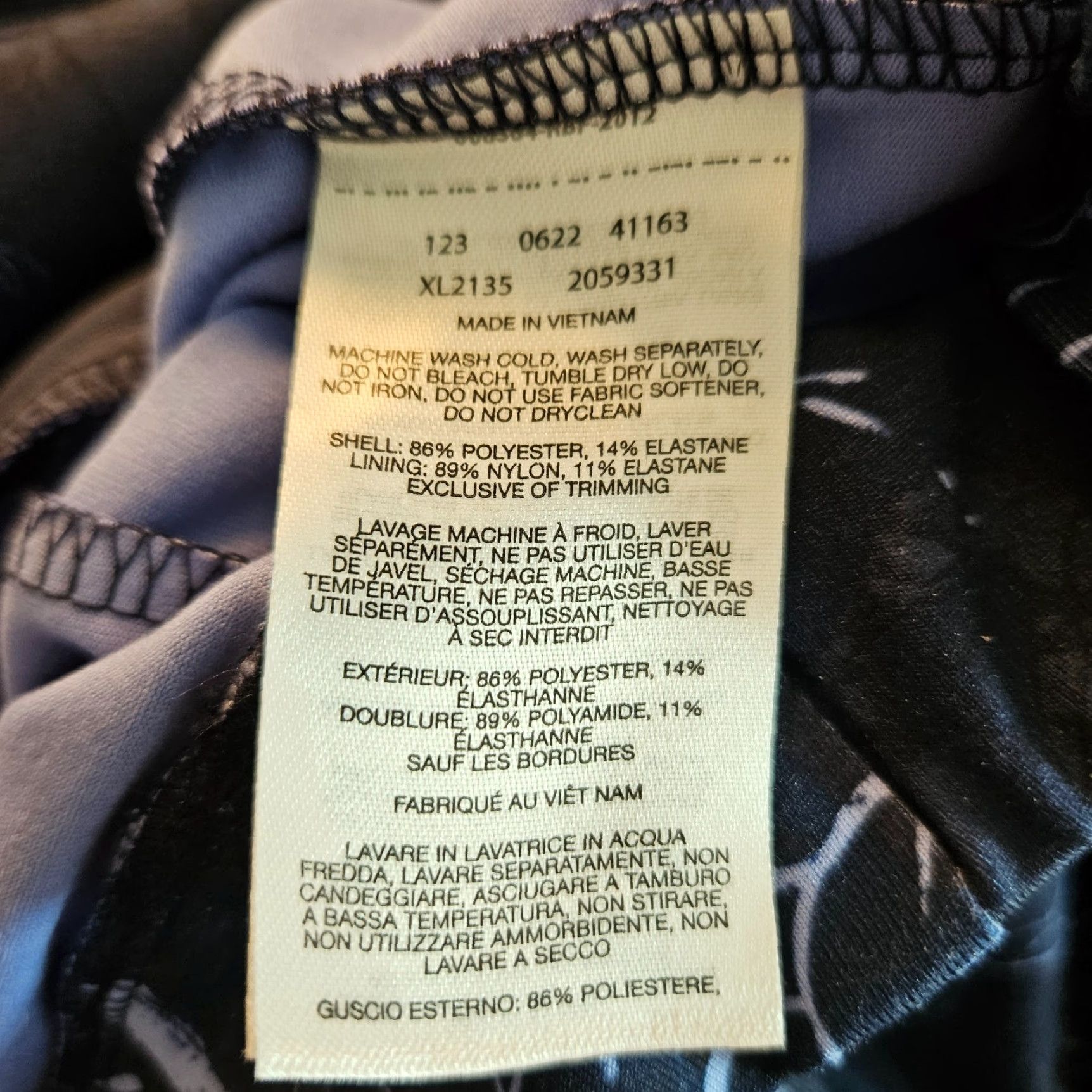 KangaROOS Columbia Womens Pullover Floral Long Sleeve Blue Size M Shirt Sweatshirt Kangaroo Pocket Mens Womens Size M / US 6-8 / IT 42-44 - 6 Thumbnail