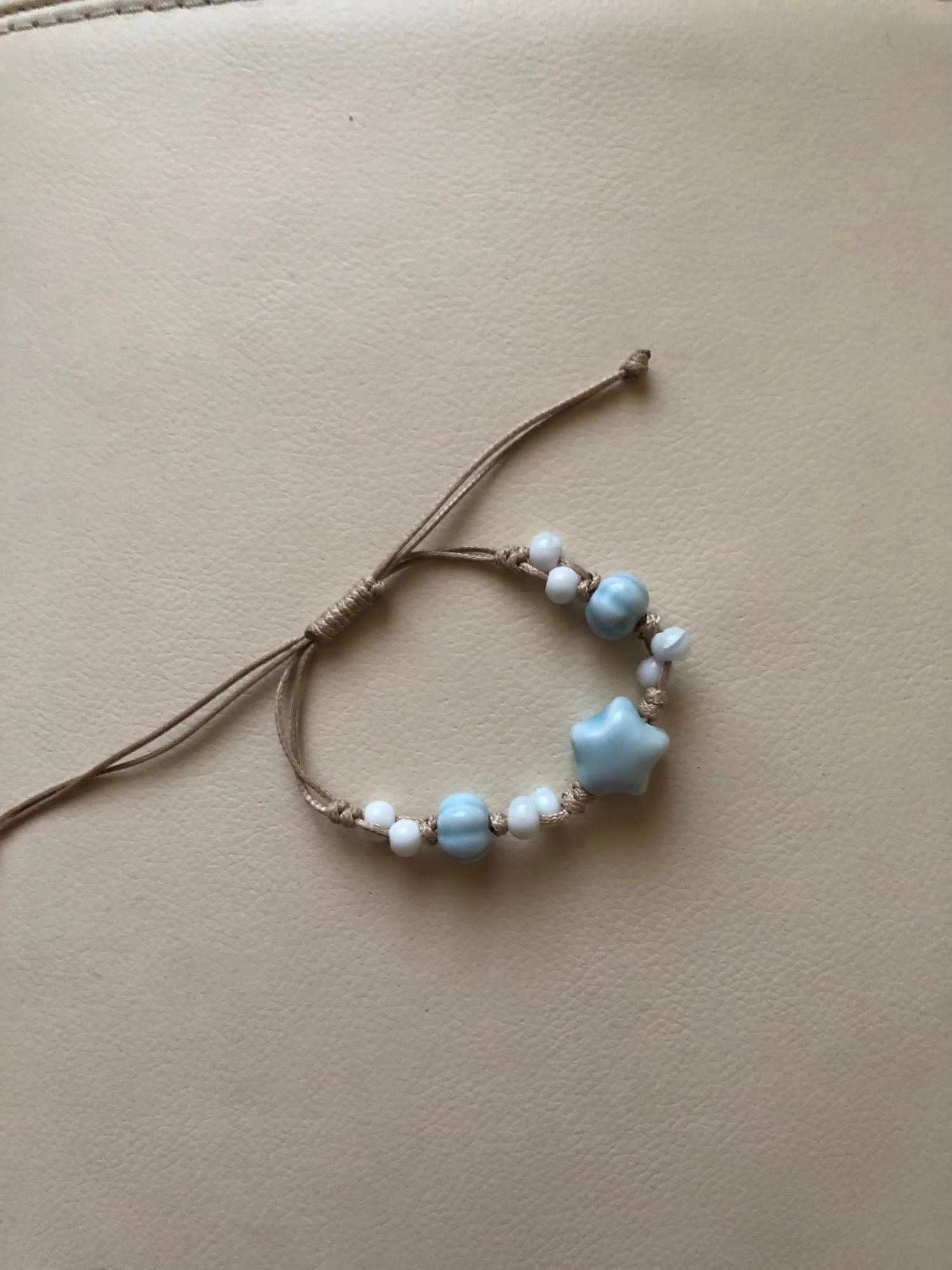 Handmade Star Ceramic Bracelet Handmade Jewelry Gift For Her Size ONE SIZE - 1 Thumbnail