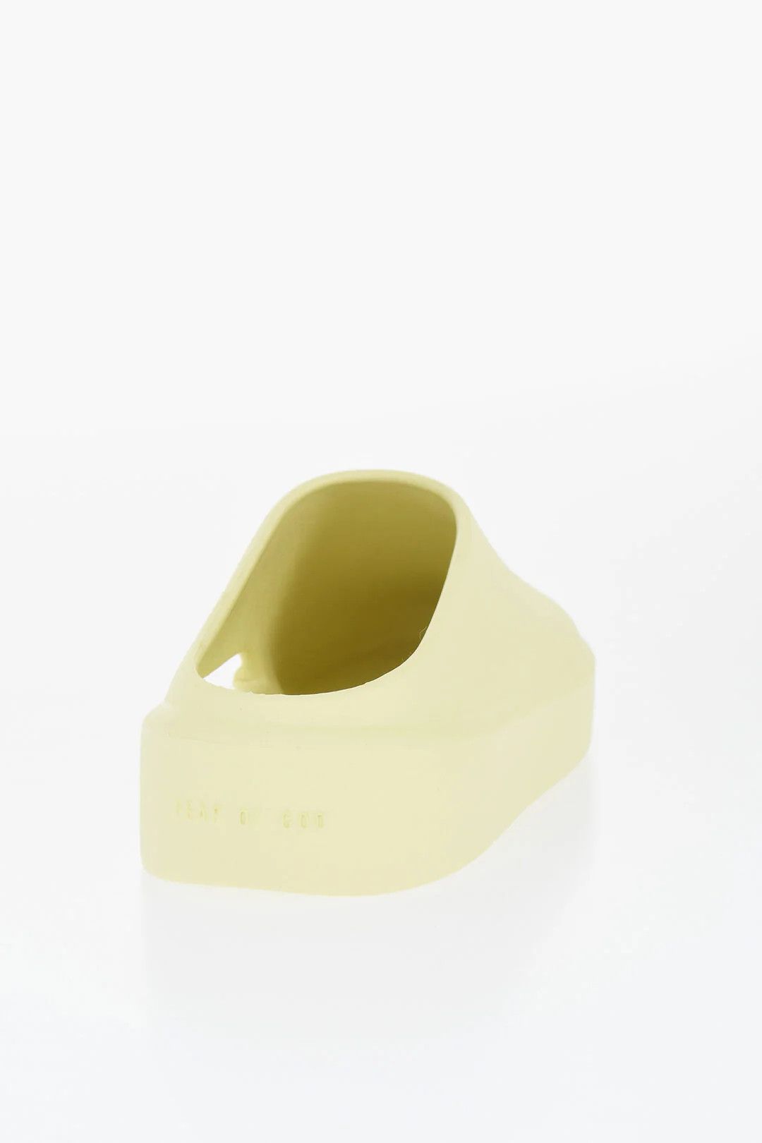 Fear of God og1mm0326 Neon Rubber Slides in Yellow Size US 6 / IT 36 - 4 Thumbnail