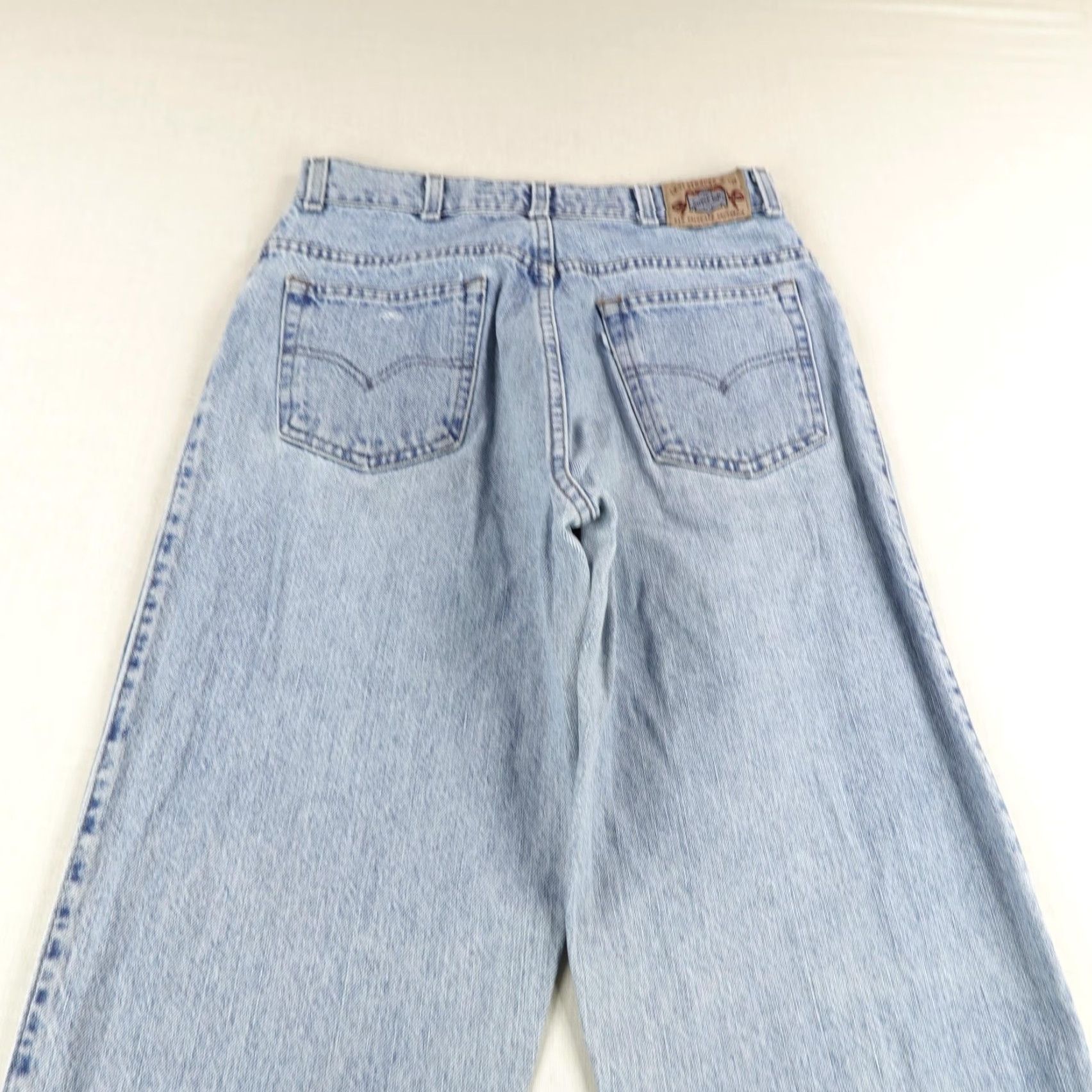 Levi's VINTAGE Levi's Silvertab Jeans Womens 32x32 Blue Baggy Denim 90s Relaxed Fit Womens Size 24" / US 00 / IT 34 - 5 Thumbnail