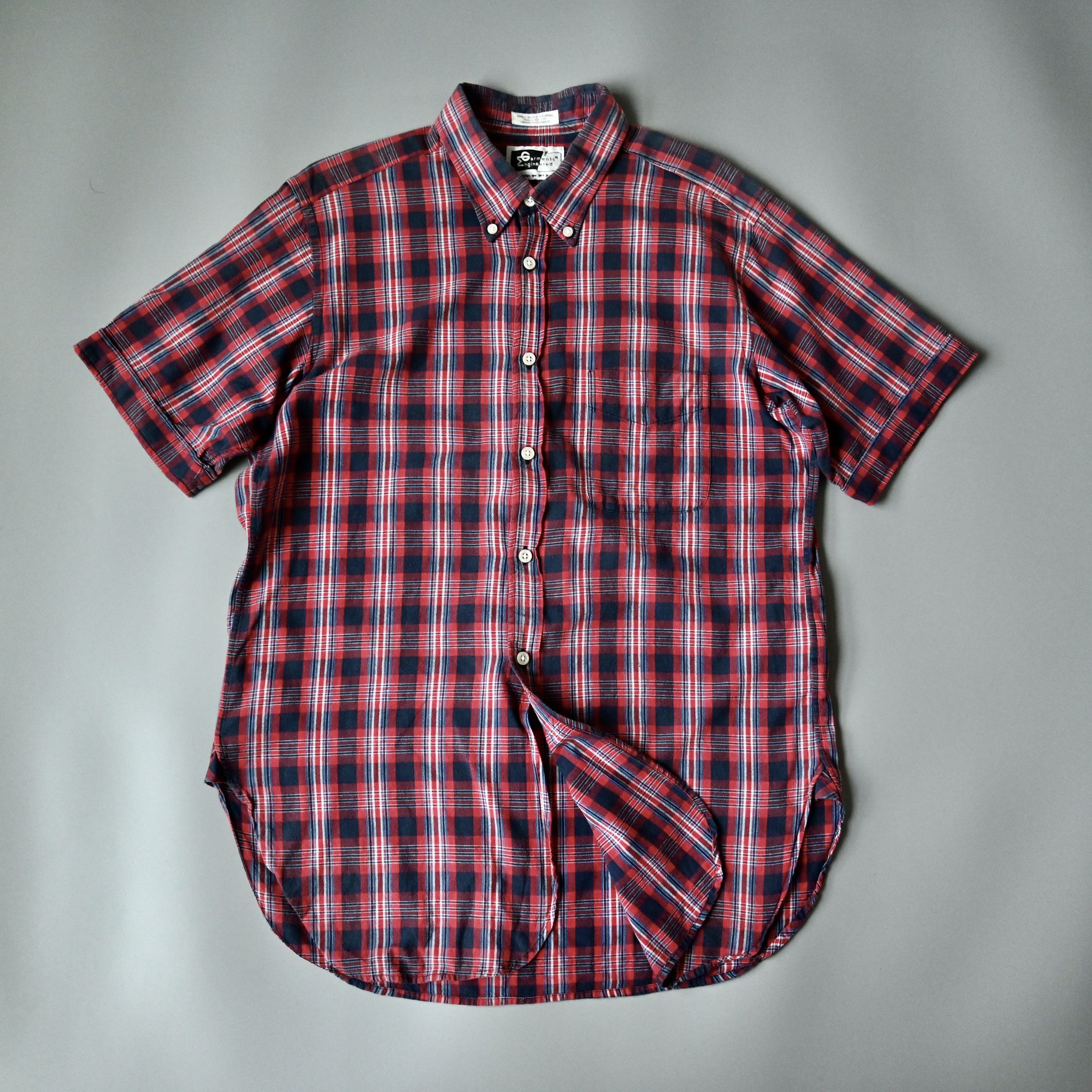 Engineered Garments 2000s ENGINEERED GARMENTS plaid cotton short sleeve BD shirt Size US M / EU 48-50 / 2 - 2 Thumbnail