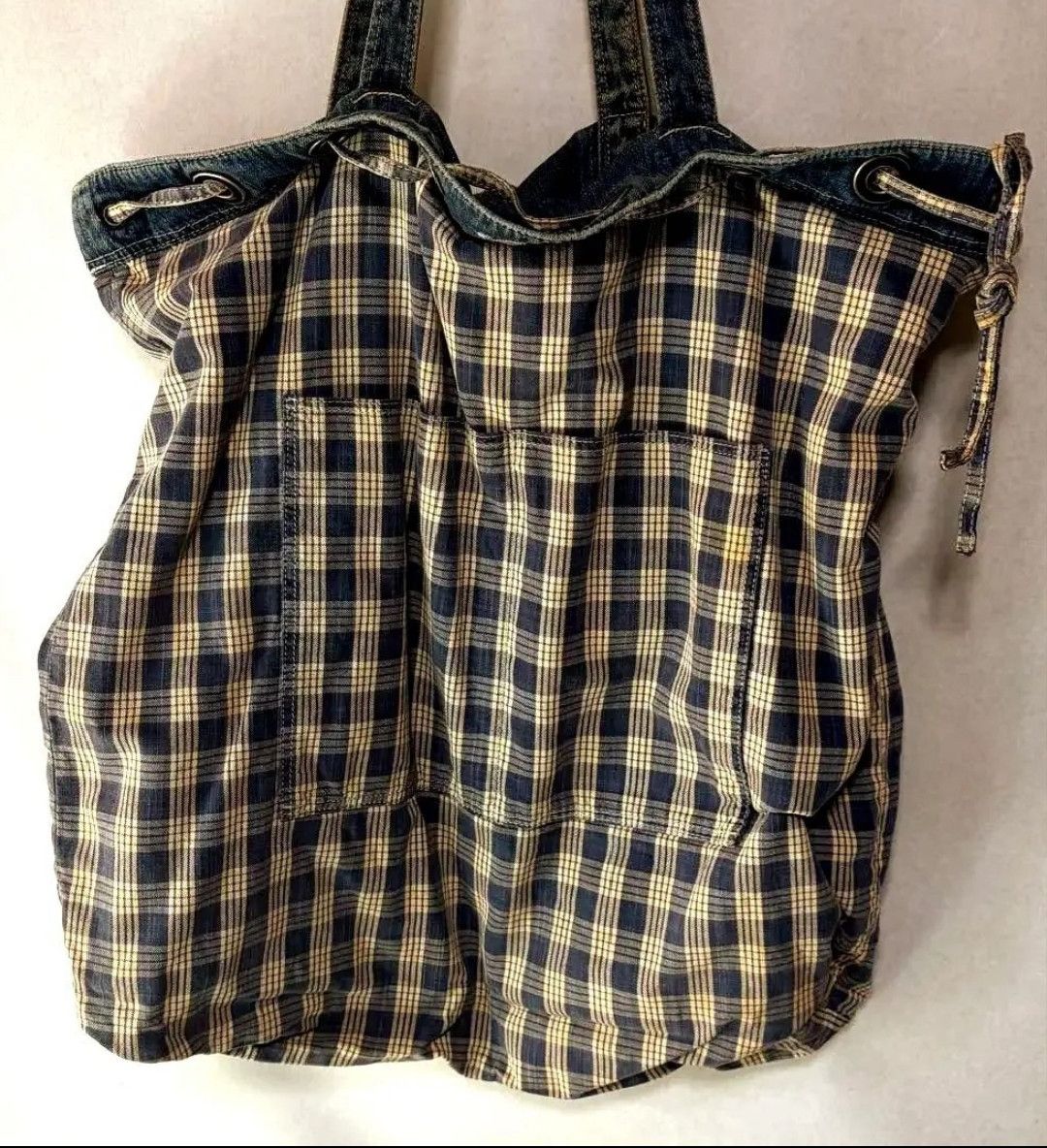 Porter Classic Vintage Rare Porter Classic Large Denim Totebag Size ONE SIZE - 2 Thumbnail