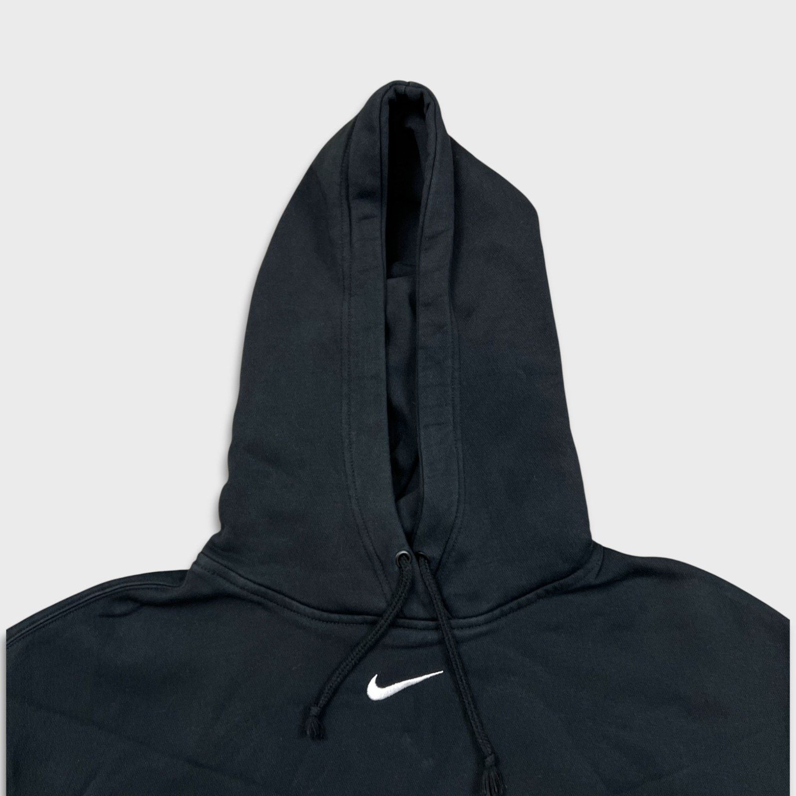 Nike × Vintage Nike Sportswear Hoodie Center Swoosh Pullover Sweatshirt Size M / US 6-8 / IT 42-44 - 2 Thumbnail