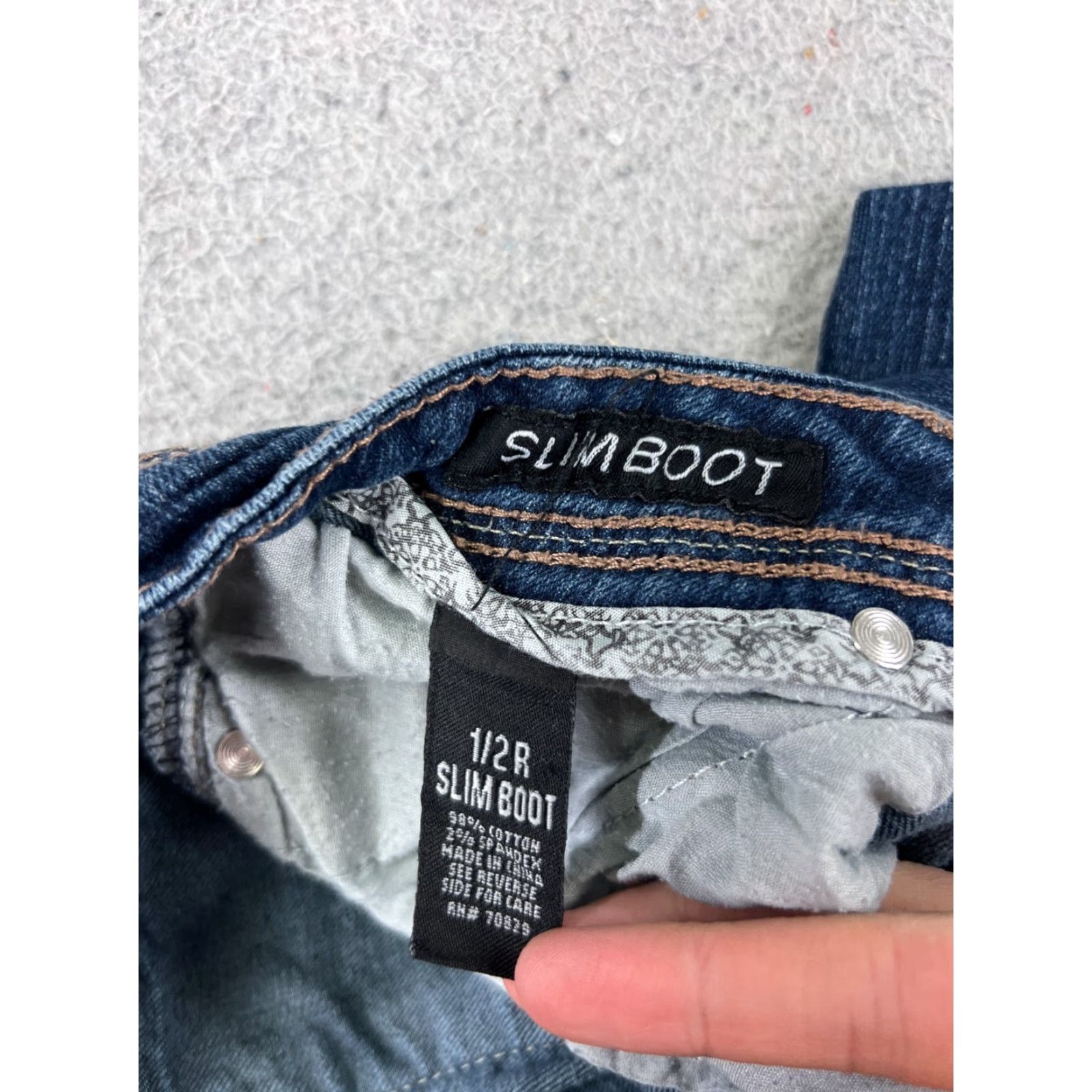 Vintage Rue21 Jeans Womens Bootcut Denim 27x31 Blue Cotton Blend Embroidered 5-Pocket Zip US Regular 27 in Womens Jeans Size 25" / US 0 / IT 36 - 7 Thumbnail