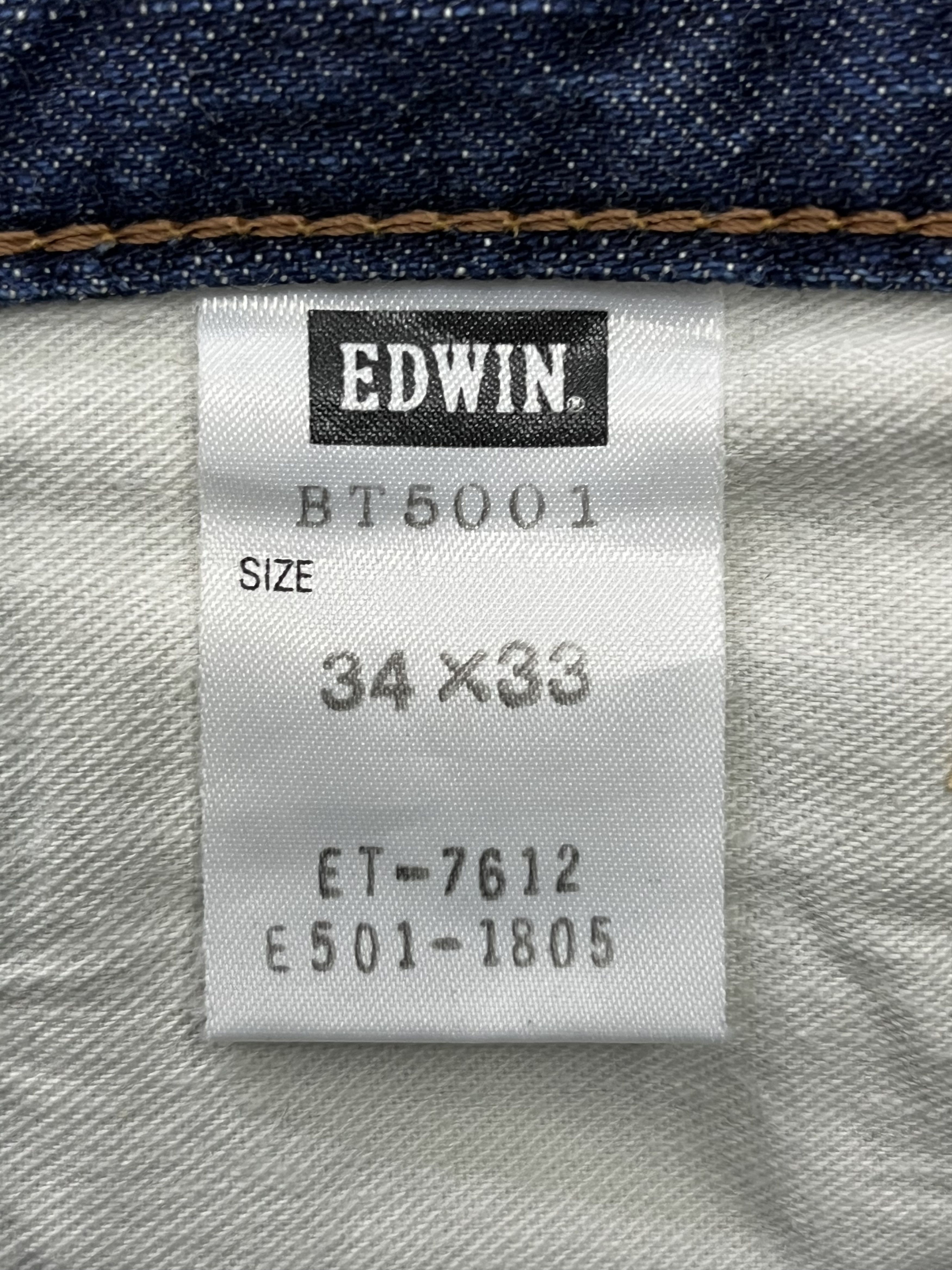 Edwin × Japan Blue × Le Grande Bleu (L.G.B.) 🔥FYE💥EDWIN 503 FLARE BLUETRIP Distressed Raw Blue Japan🔥 Size US 34 / EU 50 - 13 Thumbnail