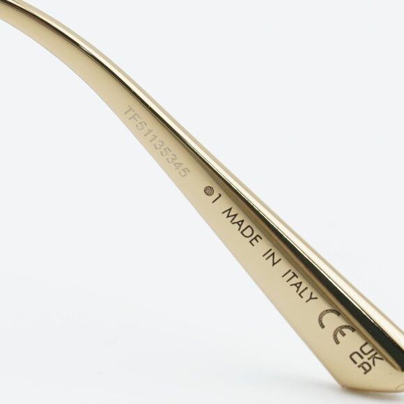 Dior Dior DIORCANNAGE S1U B0A1 Sunglasses Gold Square Frame Size ONE SIZE - 4 Thumbnail