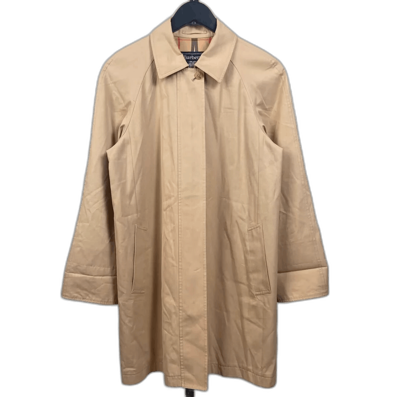 Burberry Burberry Khaki Check Lined Coat Size US M / EU 48-50 / 2 - 1 Thumbnail