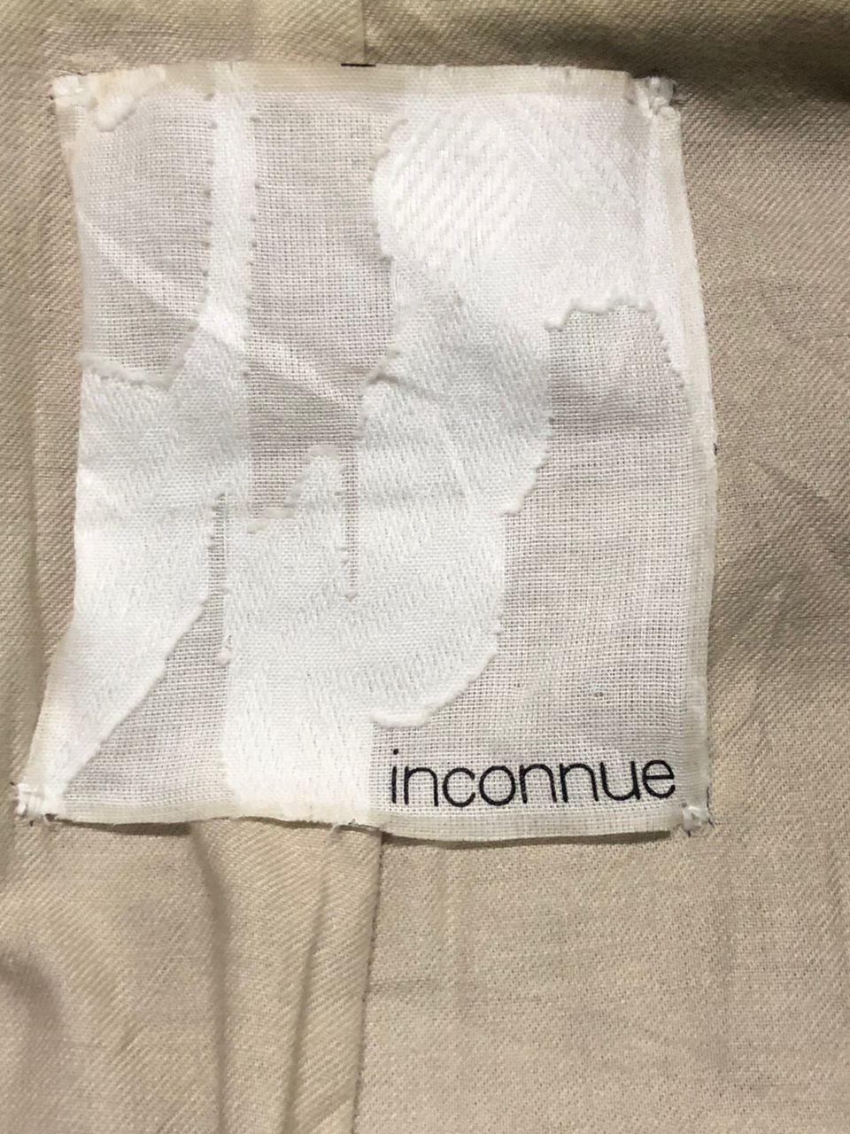 Japanese Brand Inconnue Wool Over Coat Nice Design Size M / US 6-8 / IT 42-44 - 13 Thumbnail