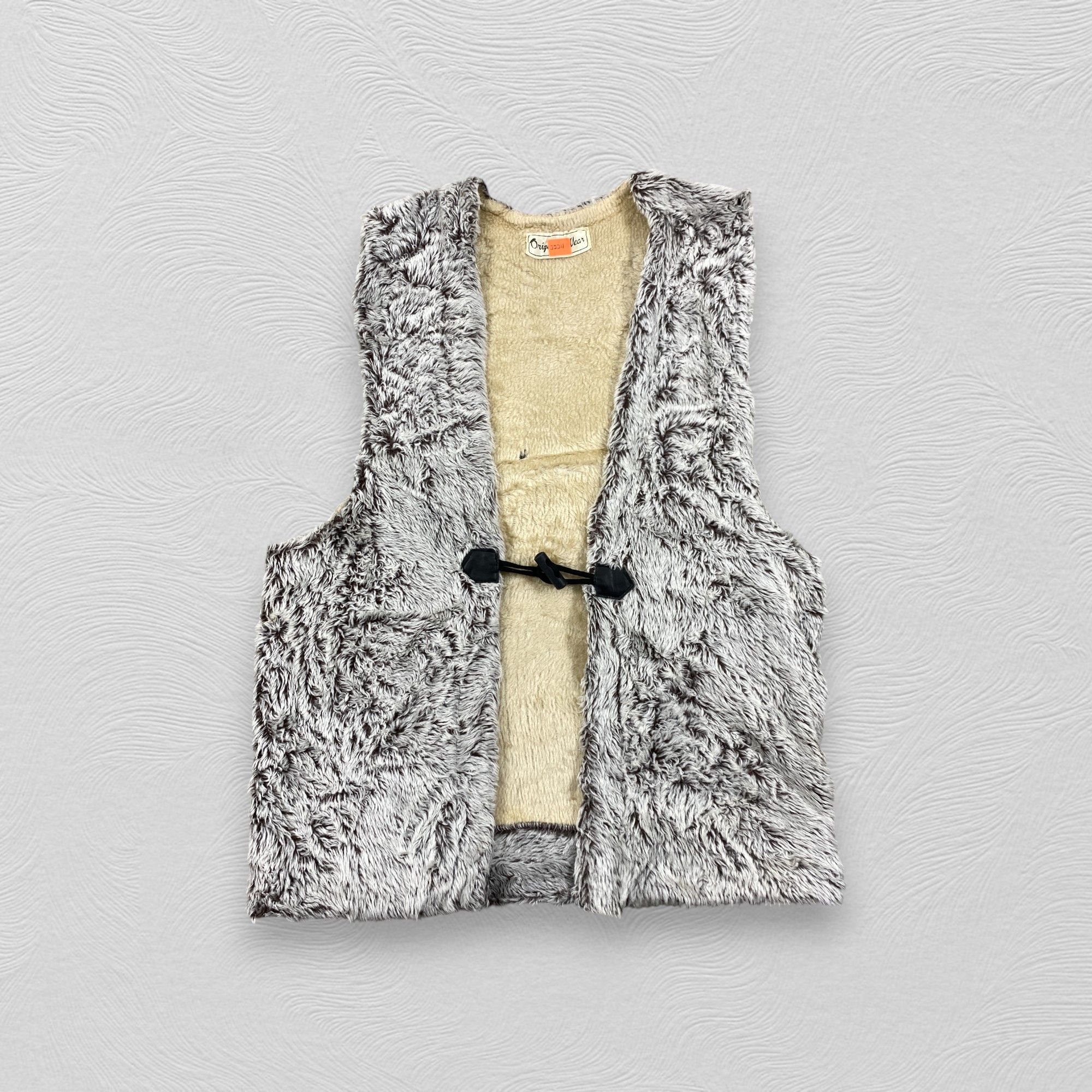 14th Addiction Vintage Japanese Brand Faux Fur Vest Jacket- J224 Size US S / EU 44-46 / 1 - 1 Thumbnail