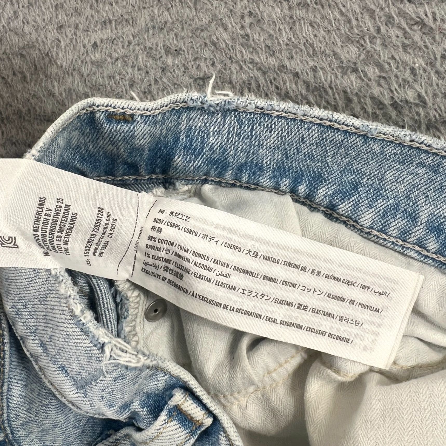 Abercrombie & Fitch VINTAGE Abercrombie & Fitch Jeans Women 2 XS High Rise Straight 90s Blue Denim Size 27" / US 4 / IT 40 - 7 Thumbnail