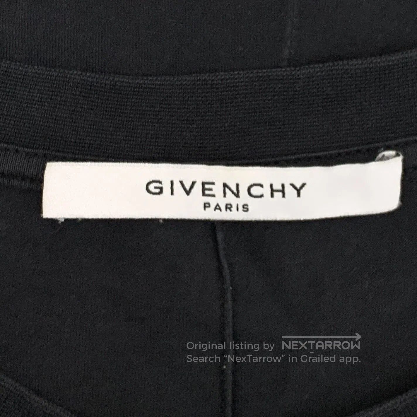 Givenchy Givenchy Black Deer Print Cotton Crewneck T-shirt. Size XS / US 0-2 / IT 36-38 - 6 Thumbnail
