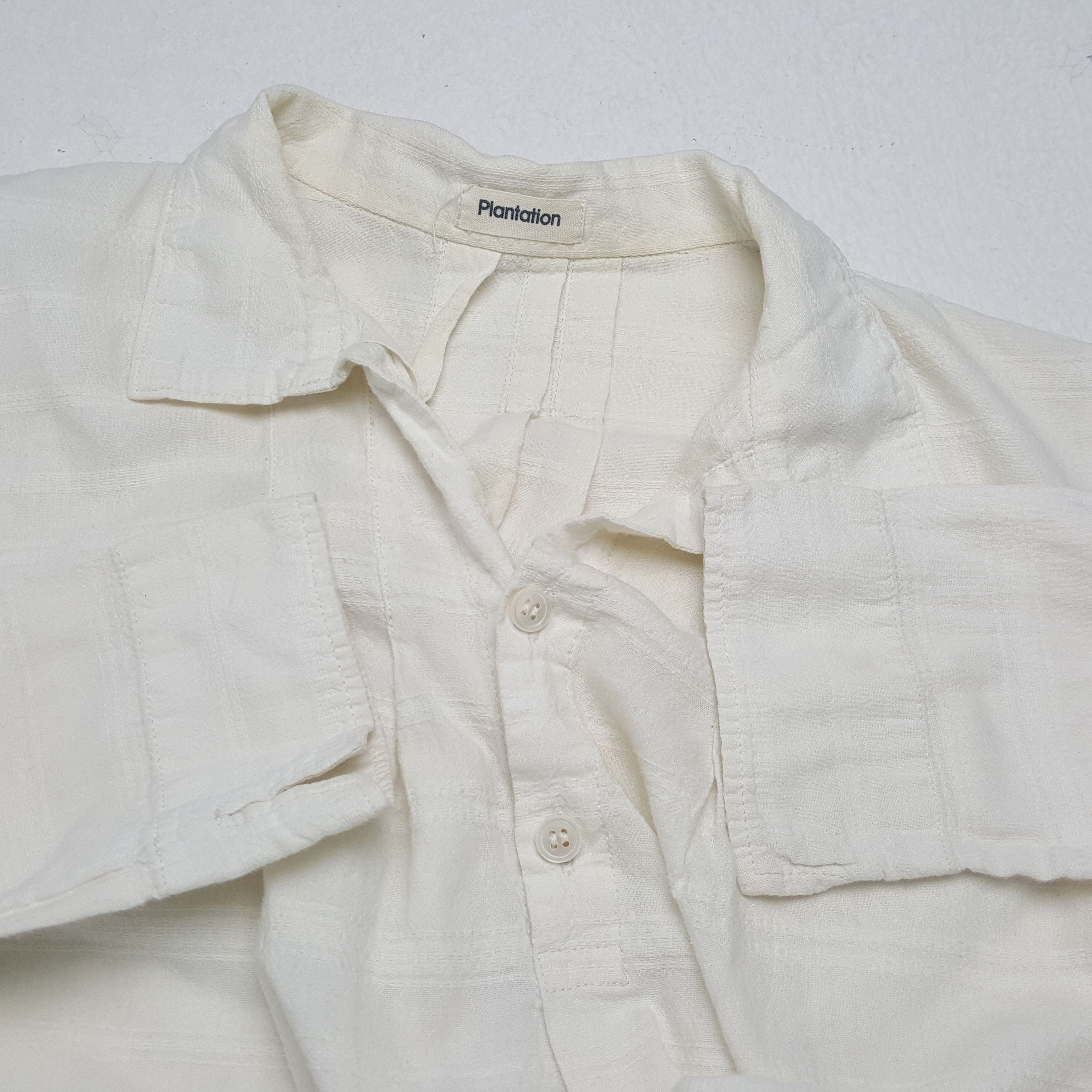 Issey Miyake × Japanese Brand × Vintage PLANTATION Japanese Designer Brand ISSEY MIYAKE Shirt Size M / US 6-8 / IT 42-44 - 8 Thumbnail