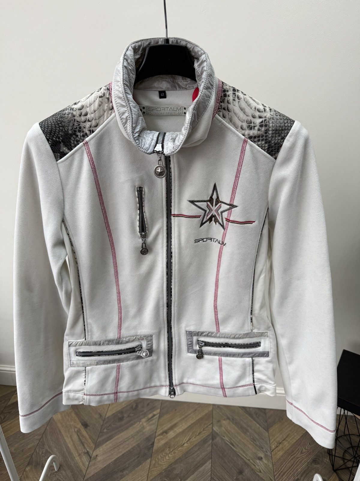 Other Vintage Sportalm Indian Spirit Women Zip Embroidered Logo Size M / US 6-8 / IT 42-44 - 2 Thumbnail