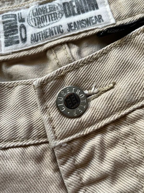 Other The World Sz W 36 L 32 Denim Jeans Beige Baggy Vintage 90s Size US 36 / EU 52 - 3 Thumbnail