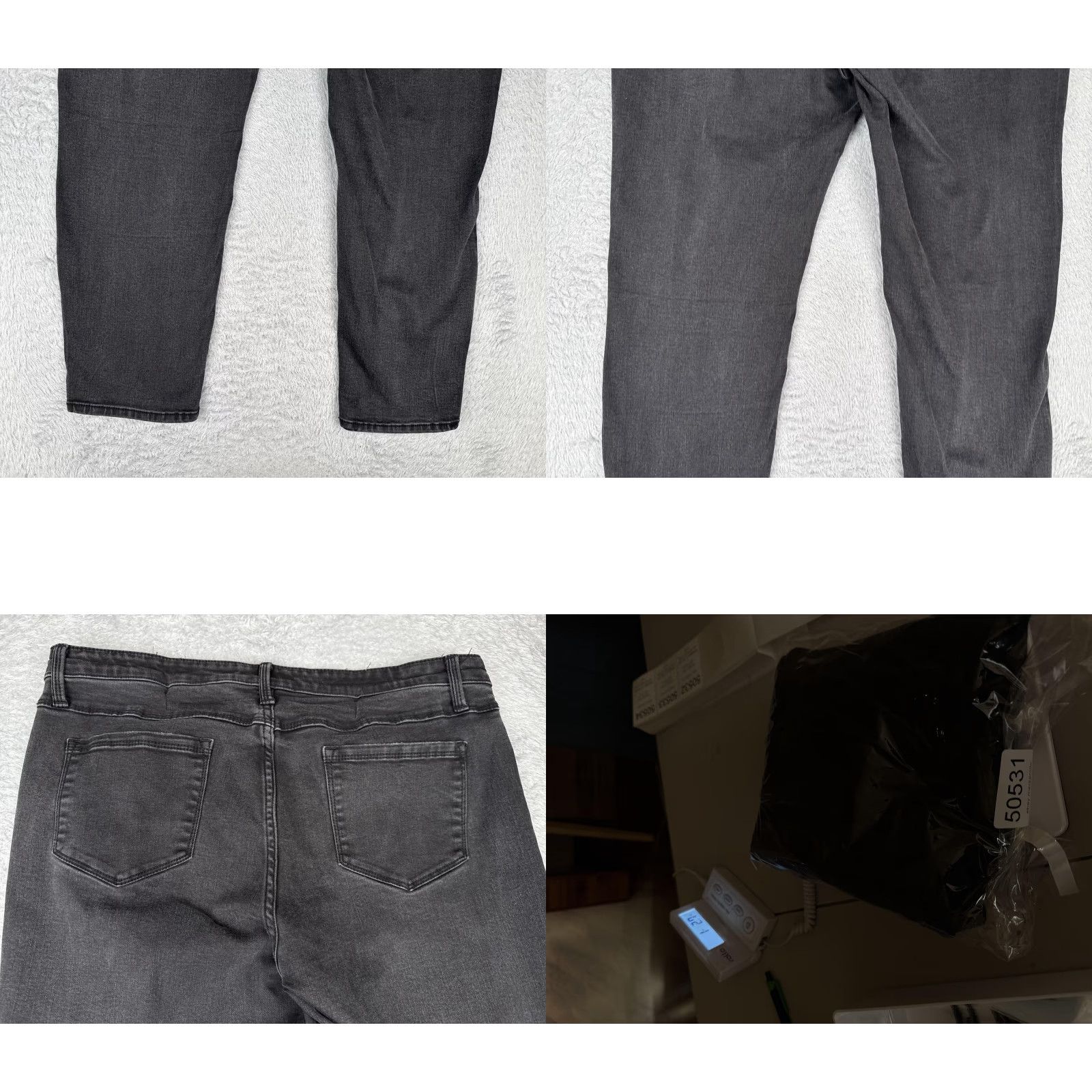 Buffalo David Bitton Buffalo David Bitton Jeans Womens Jess Mid-Rise Skinny Black 14/34 Zip Button 5-Pocket Denim Distressed Stretch Size 36" / US 14 / IT 50 - 10 Thumbnail