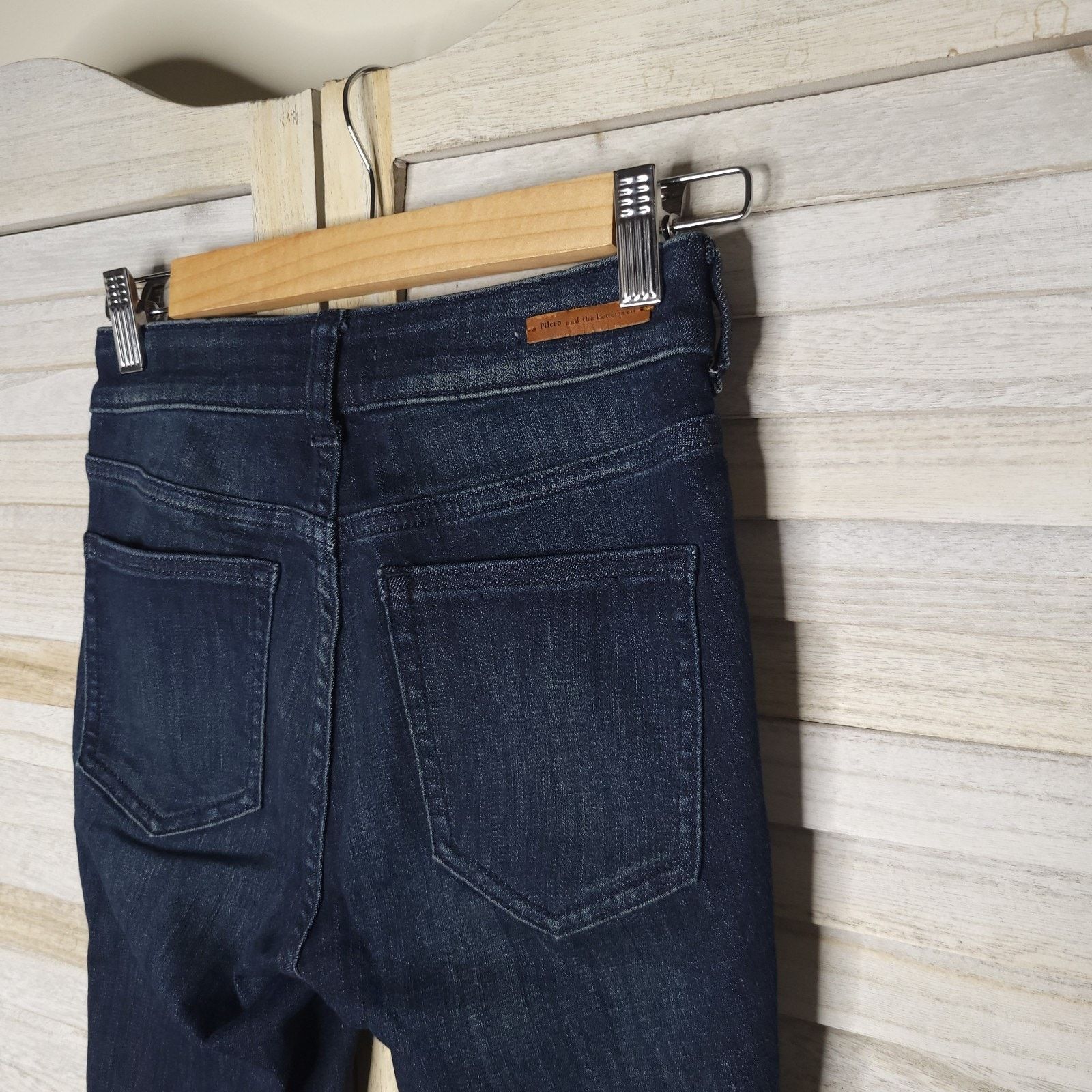 Anthropologie Anthropologie Pilcro High-Rise Denim Legging Sz 25 Zip Ankle Size 27" / US 4 / IT 40 - 4 Thumbnail