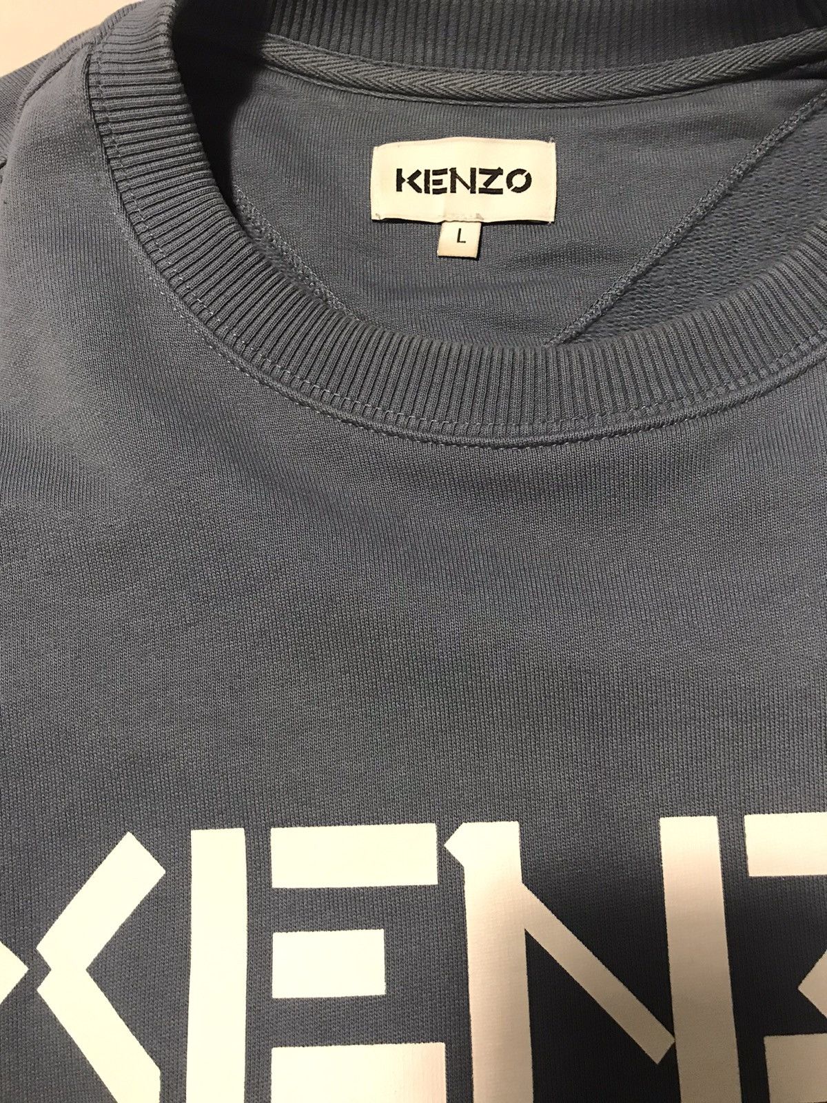 Kenzo Kenzo blue sweatshirt Size US L / EU 52-54 / 3 - 3 Thumbnail
