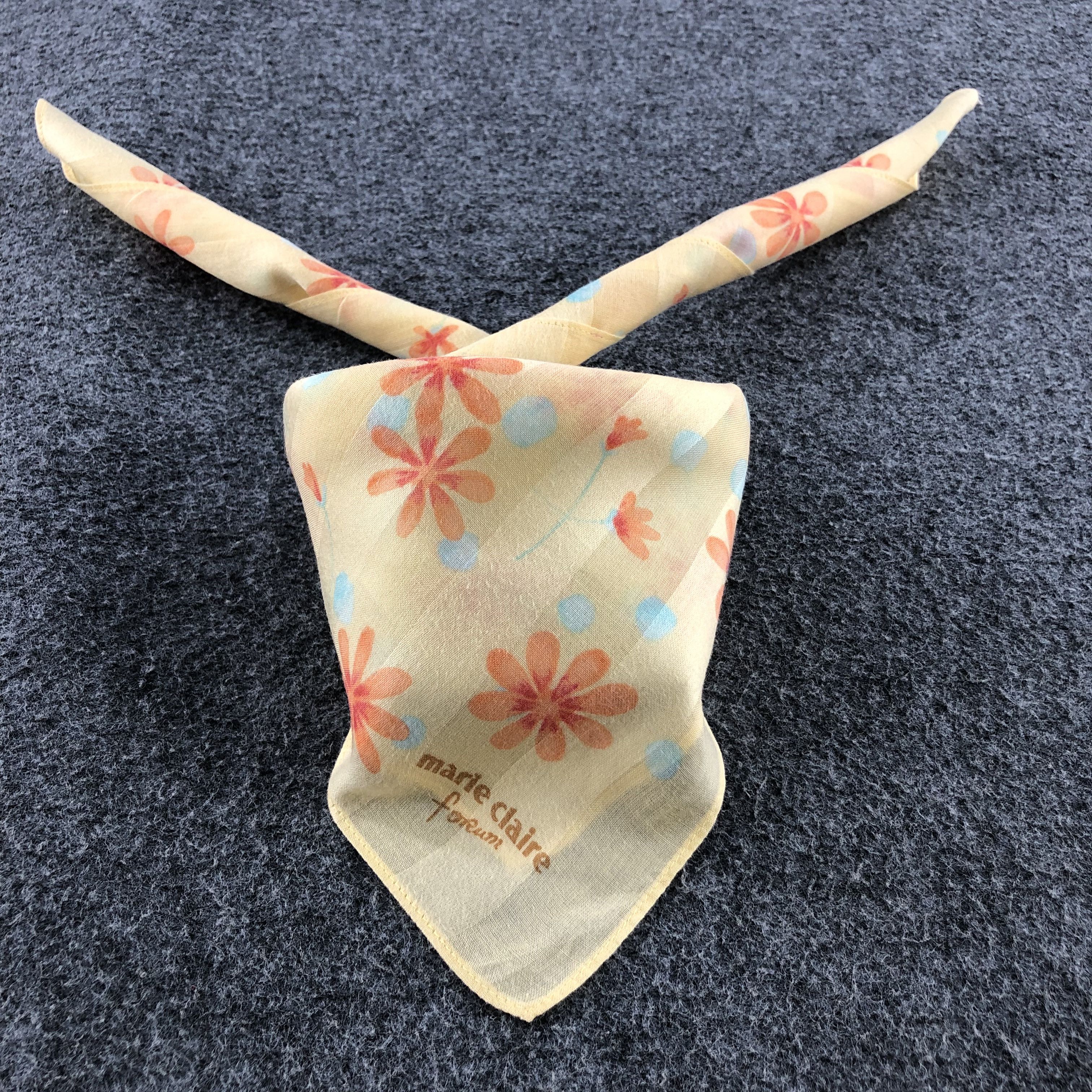 Japanese Brand Marie Claire Handkerchief Neckerchief Bandana H1396 Size ONE SIZE - 1 Thumbnail