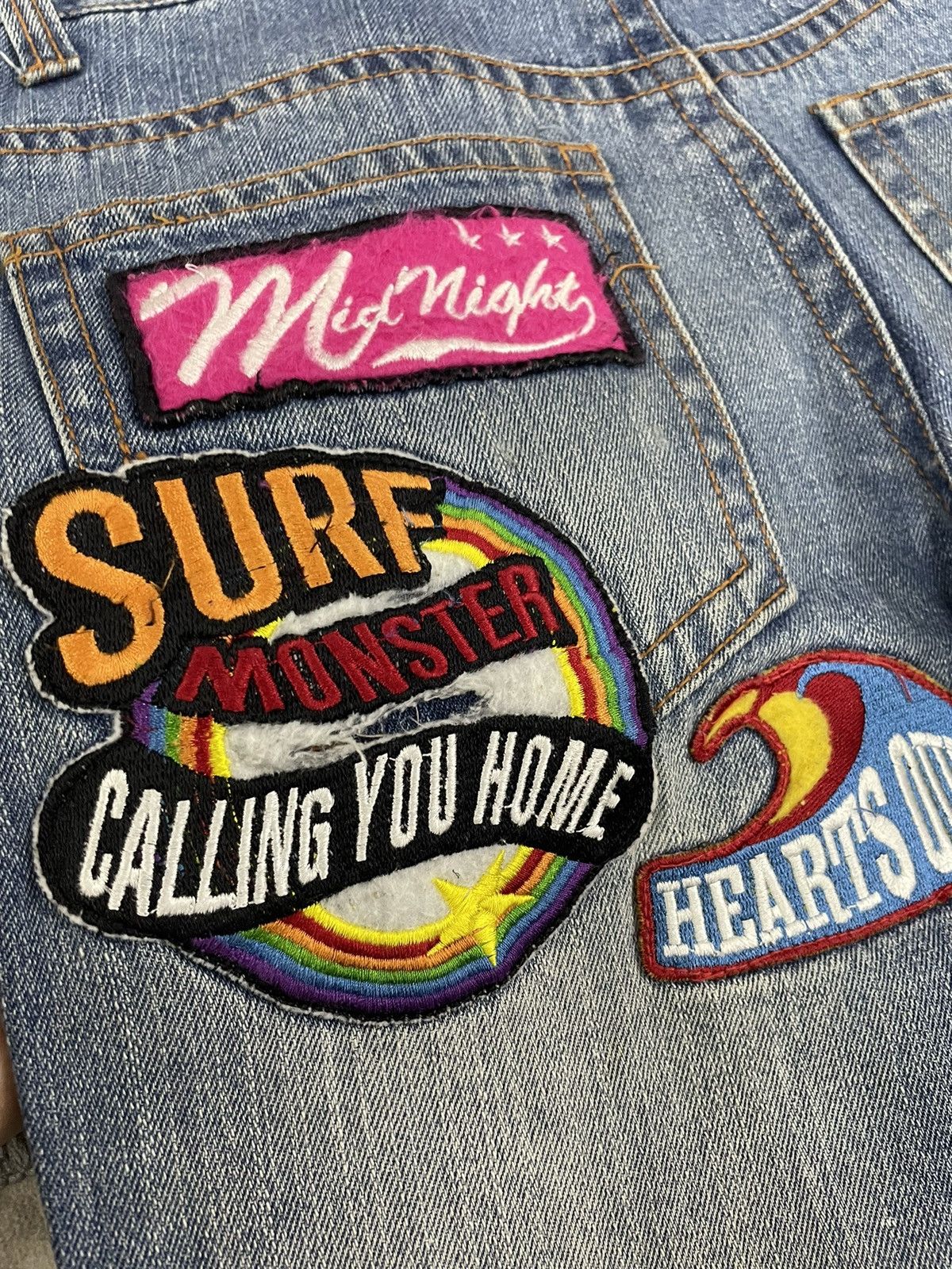 Hysteric Glamour In The Attic Japan Patches Jeans Size US 30 / EU 46 - 7 Thumbnail