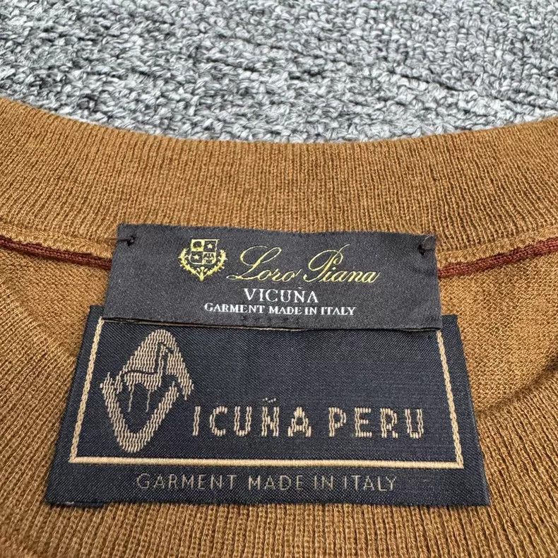 Loro Piana Loro Piana VICUNA Alpaca Knit Short Sleeve Size US M / EU 48-50 / 2 - 3 Thumbnail