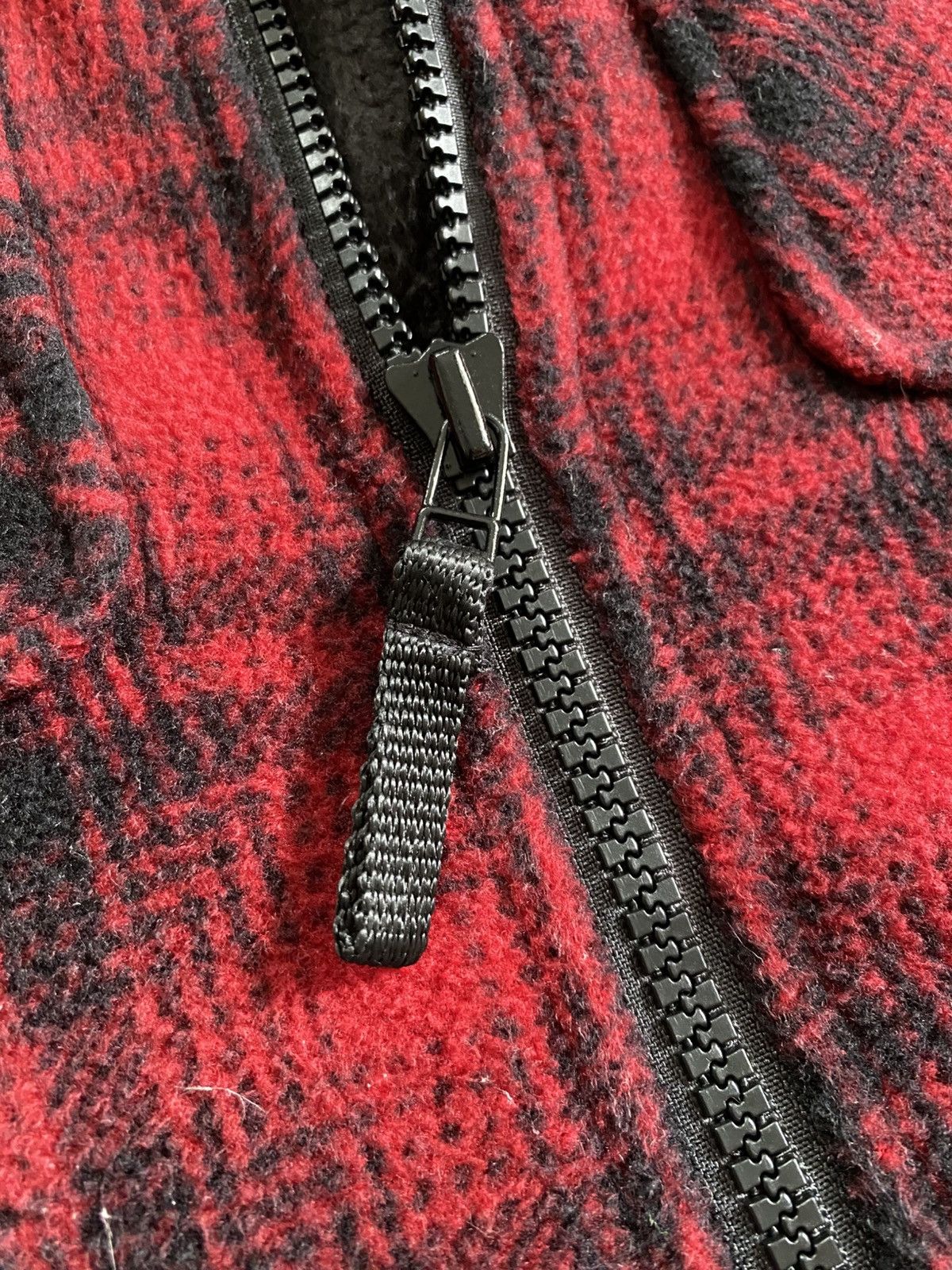 Flannel × Japanese Brand × Uniqlo Boa Fleece Zipper Up Flannel Winter Jacket Size US M / EU 48-50 / 2 - 3 Thumbnail