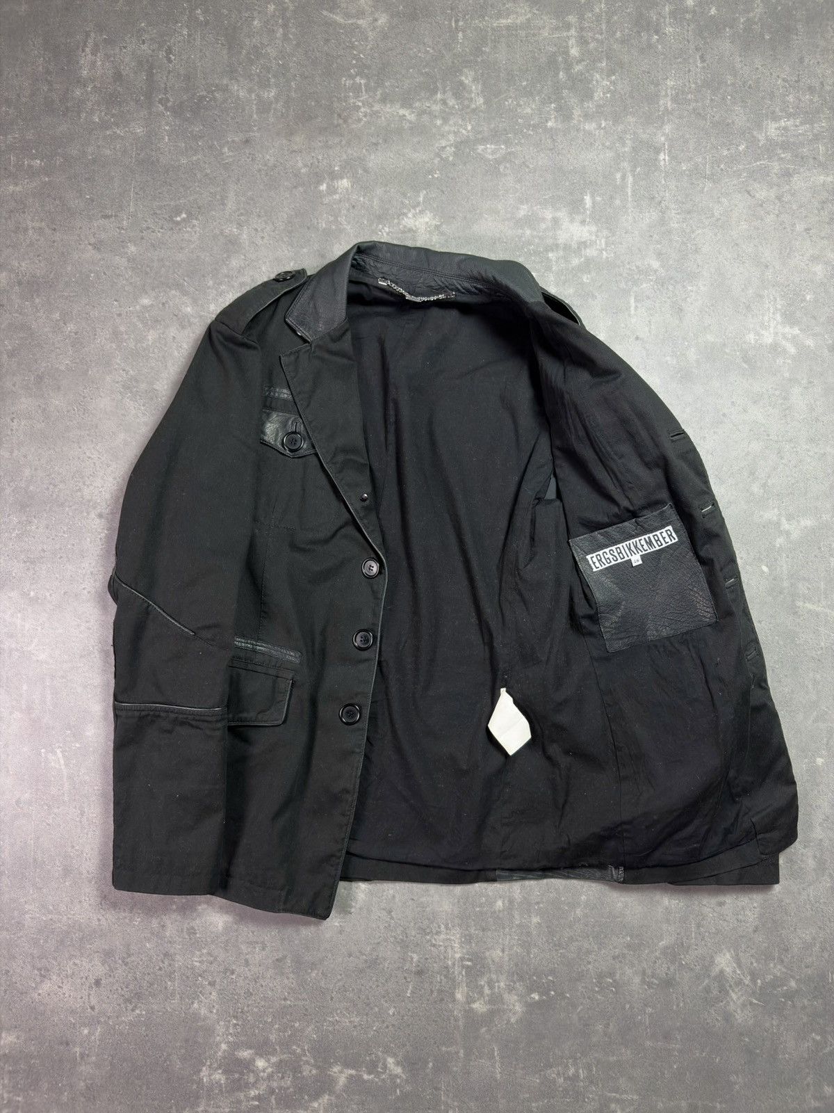 Dirk Bikkembergs Dirk Bikkembergs Leather Elements Blazer Cut Jacket 48 M Size US M / EU 48-50 / 2 - 13 Thumbnail