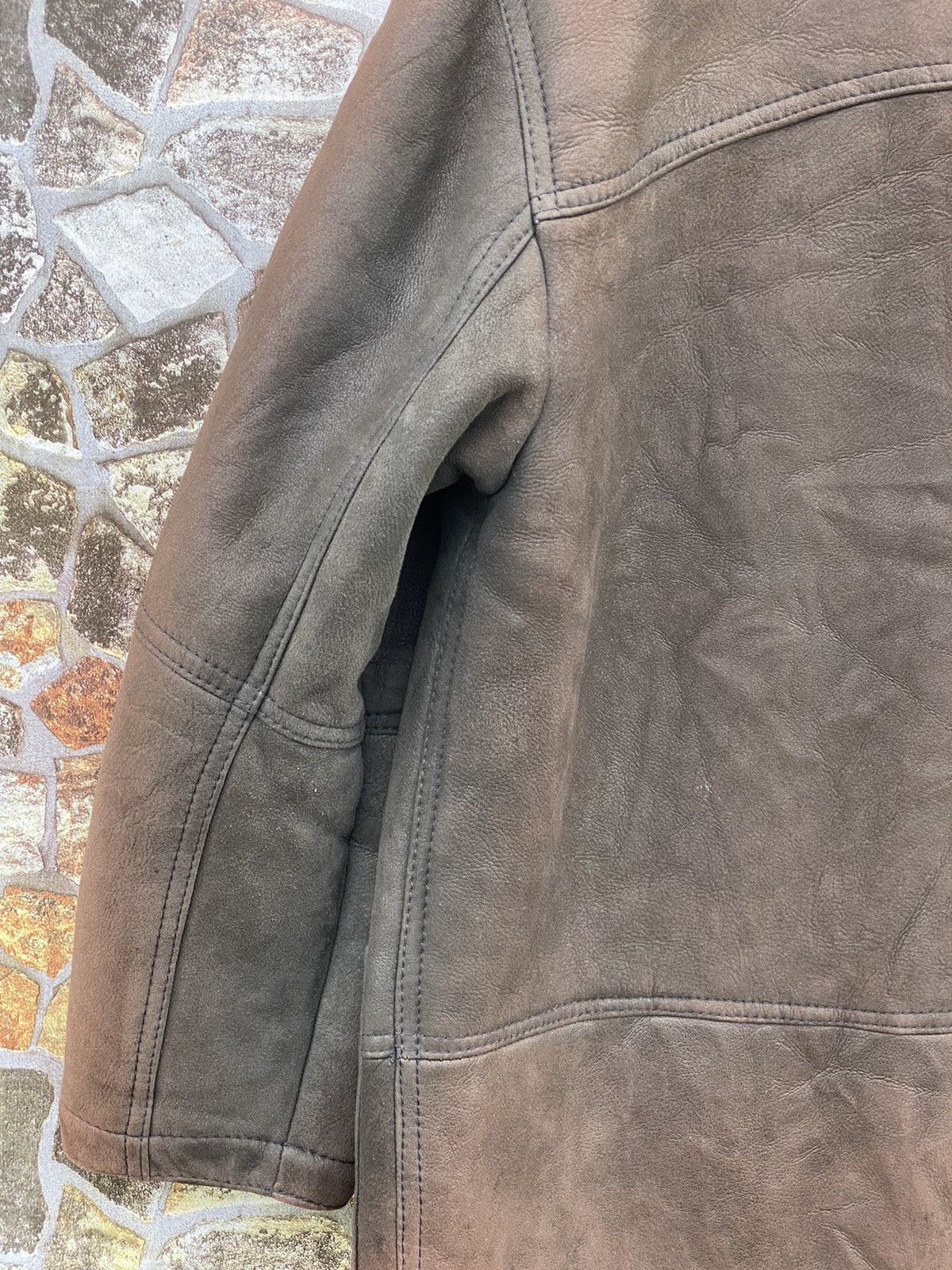 If Six Was Nine × Le Grande Bleu (L.G.B.) Antonovich Genuine Sheep Leather Coat Jacket Men Size US XL / EU 56 / 4 - 12 Thumbnail