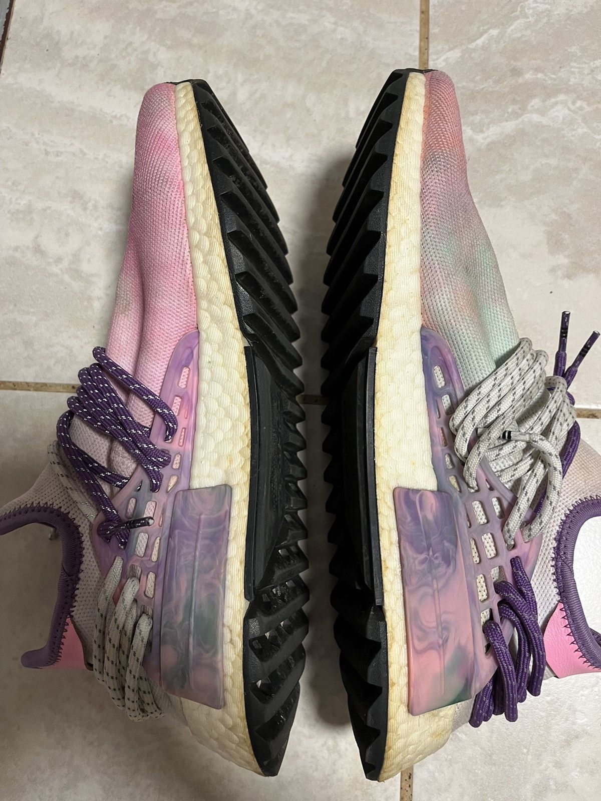 Adidas Human Race Tie dye Size US 10.5 / EU 43-44 - 6 Thumbnail