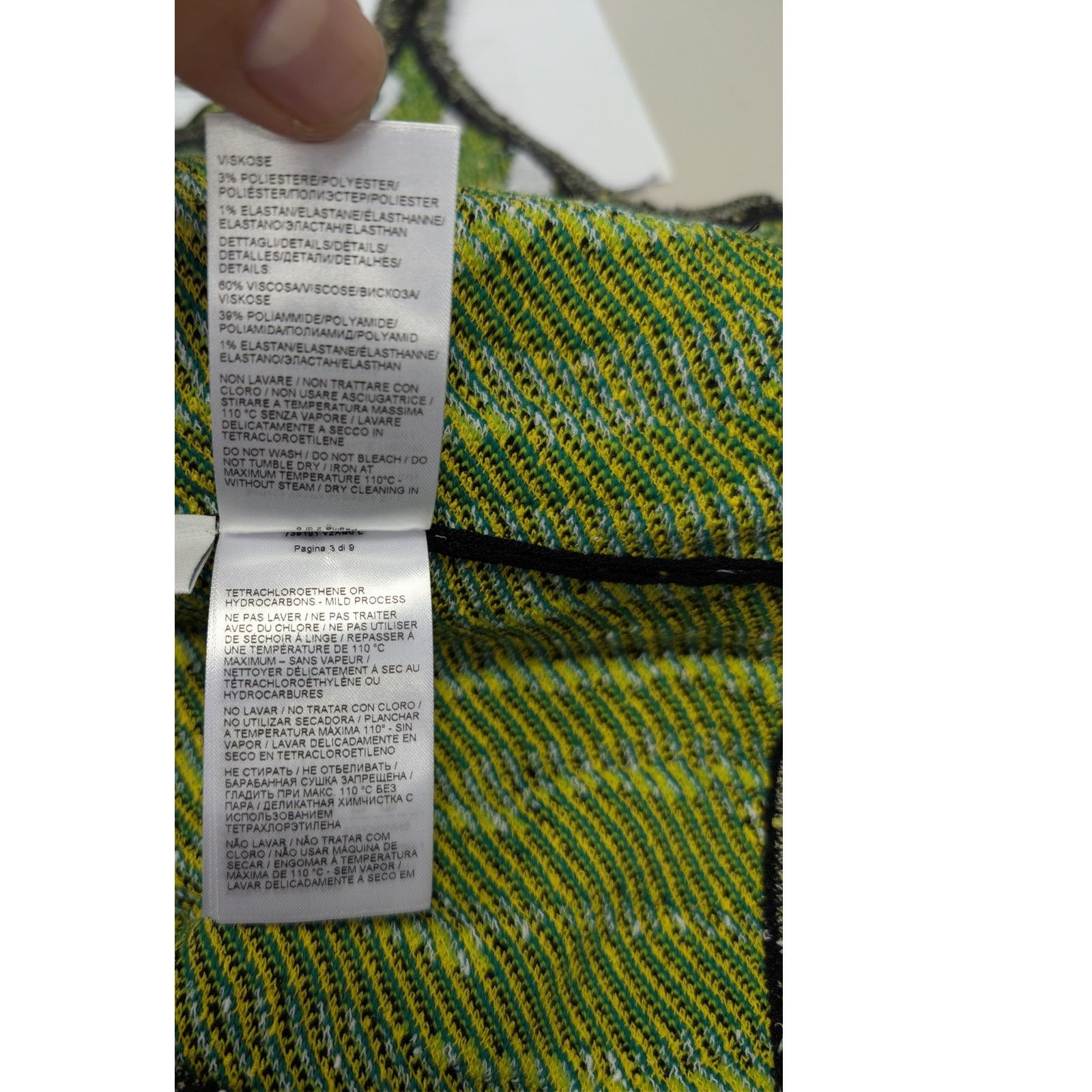Bottega Veneta o1rshd1 Animal Jacquard Tank Top in Green / White Size US S / EU 44-46 / 1 - 18 Thumbnail