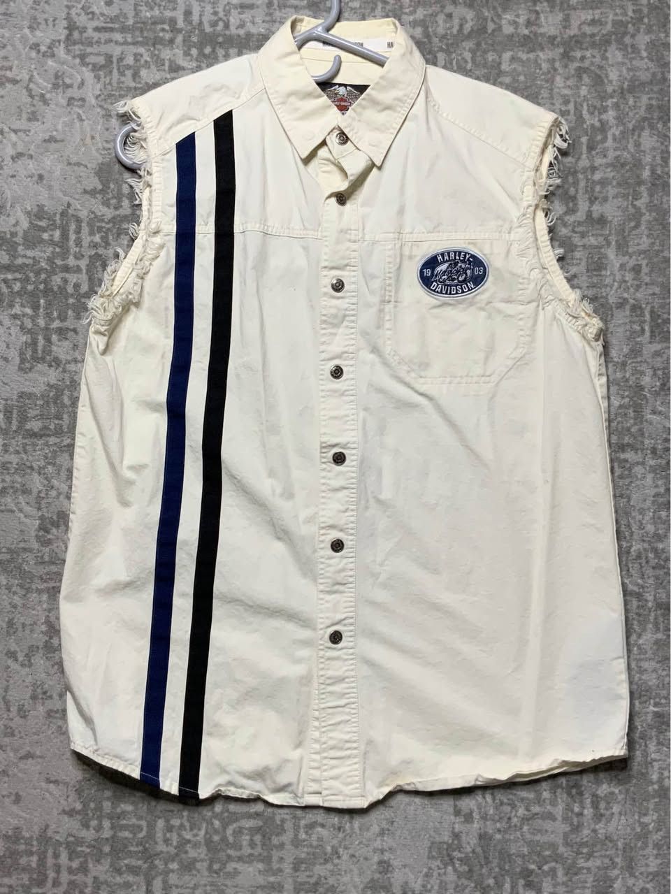 Harley Davidson Vtge. Harley Davidson Sleeveless Size M-2006 Size US M / EU 48-50 / 2 - 1 Thumbnail