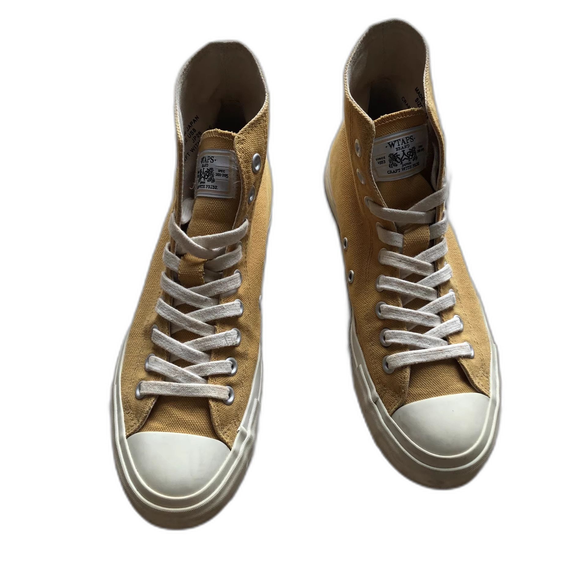 Wtaps Wtaps Canvas Mustard Sneakers Size US 5 / EU 37 - 1 Thumbnail