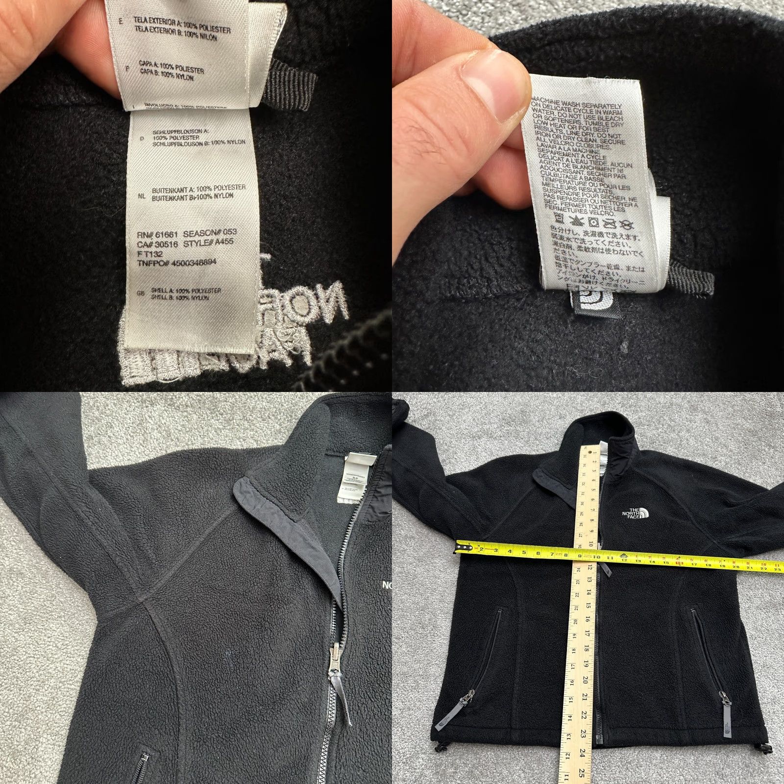 The North Face The North Face Jacket Small Black Polartec Fleece Full Zip Pocket Outdoor Womens Size S / US 4 / IT 40 - 9 Thumbnail