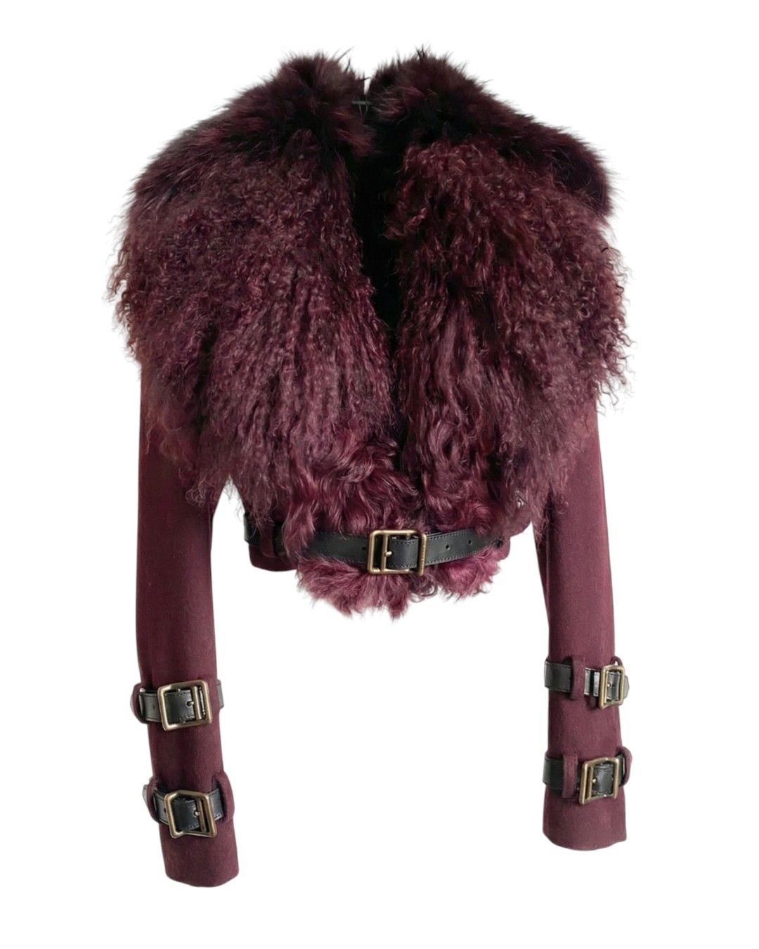 Burberry Prorsum F/W 2010 RUNWAY MONGOLIAN LAMB FUR JACKET Size XS / US 0-2 / IT 36-38 - 2 Thumbnail