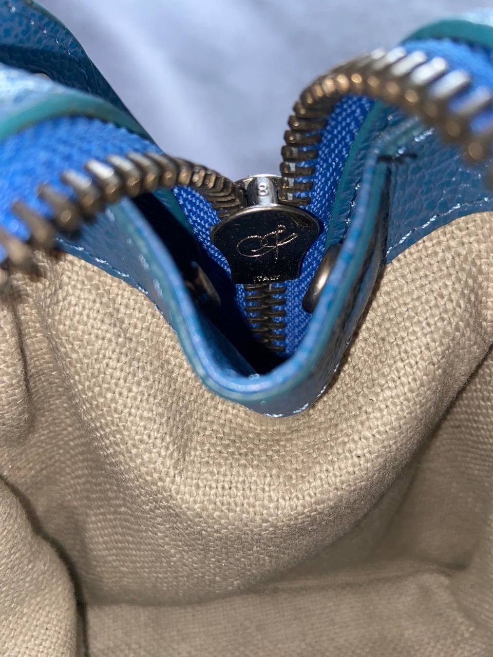 Proenza Schouler PROENZA SCHOULER BLUE LEATHER Y2k SATCHEL SMALL BAG Size ONE SIZE - 14 Thumbnail