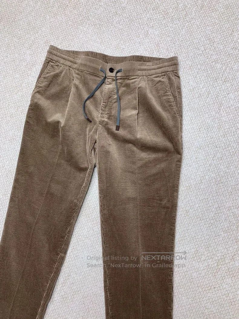 Brunello Cucinelli Brunello Cucinelli Corduroy Casual Pants. Size US 26 / EU 42 - 2 Thumbnail