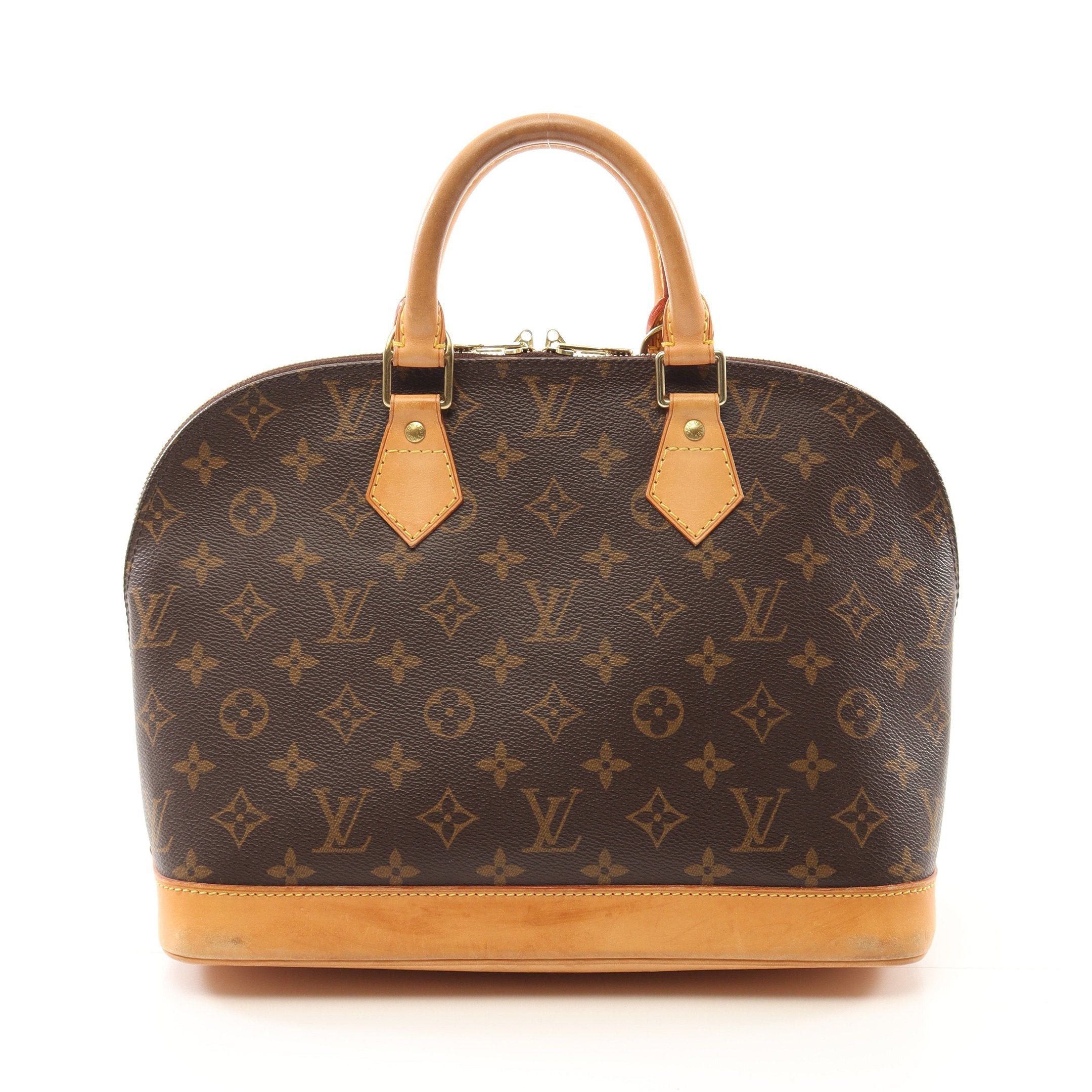 Louis Vuitton Louis Vuitton Alma Pm Monogram Handbag Leather Brown Size ONE SIZE - 1 Thumbnail