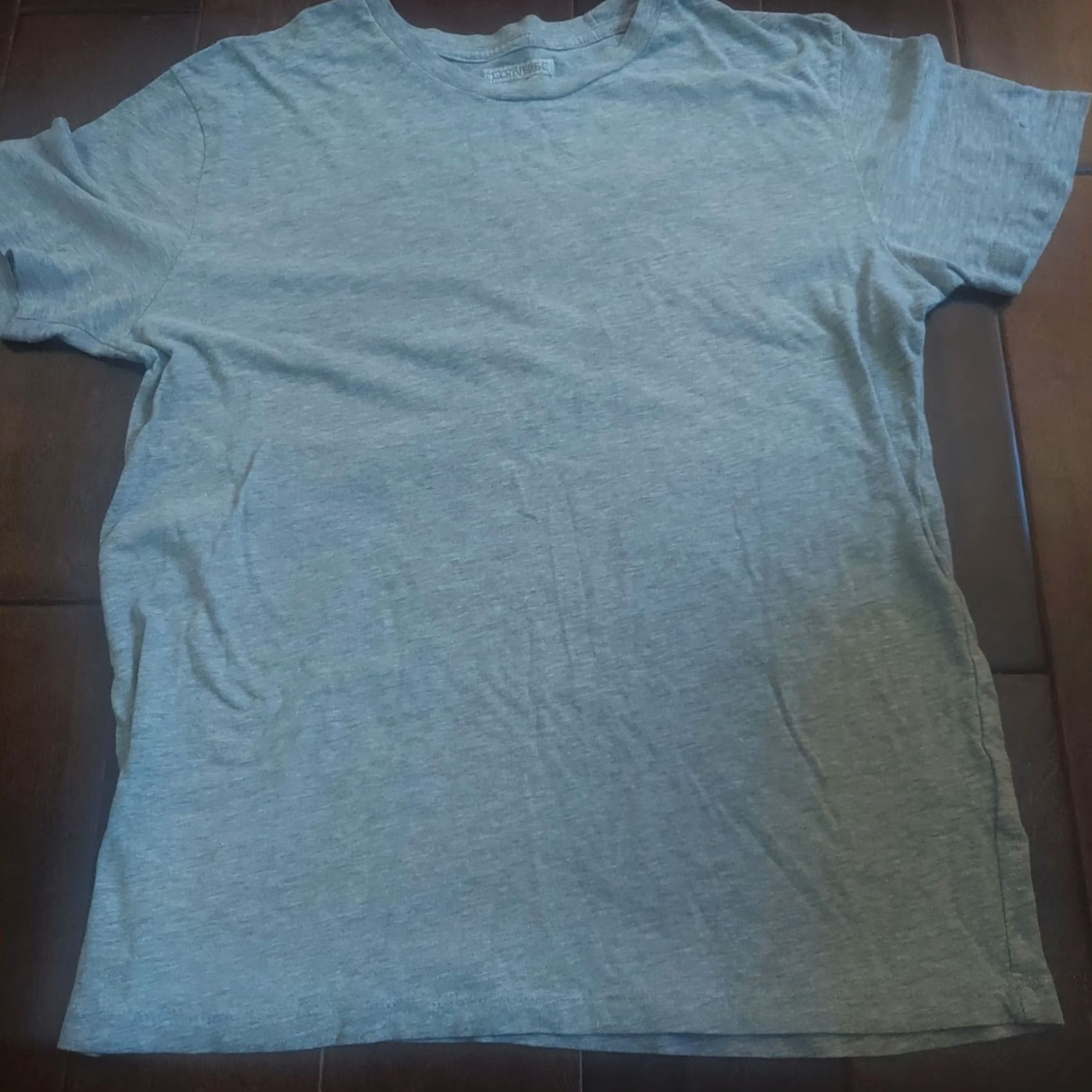 Converse Converse All Star Men's Gray Heather Short Sleeve T-Shirt - S, Gray, Cotton Polyester, Regular Fit, Crew Neck, Star Theme, All Seasons, Lightweight Size US S / EU 44-46 / 1 - 4 Thumbnail