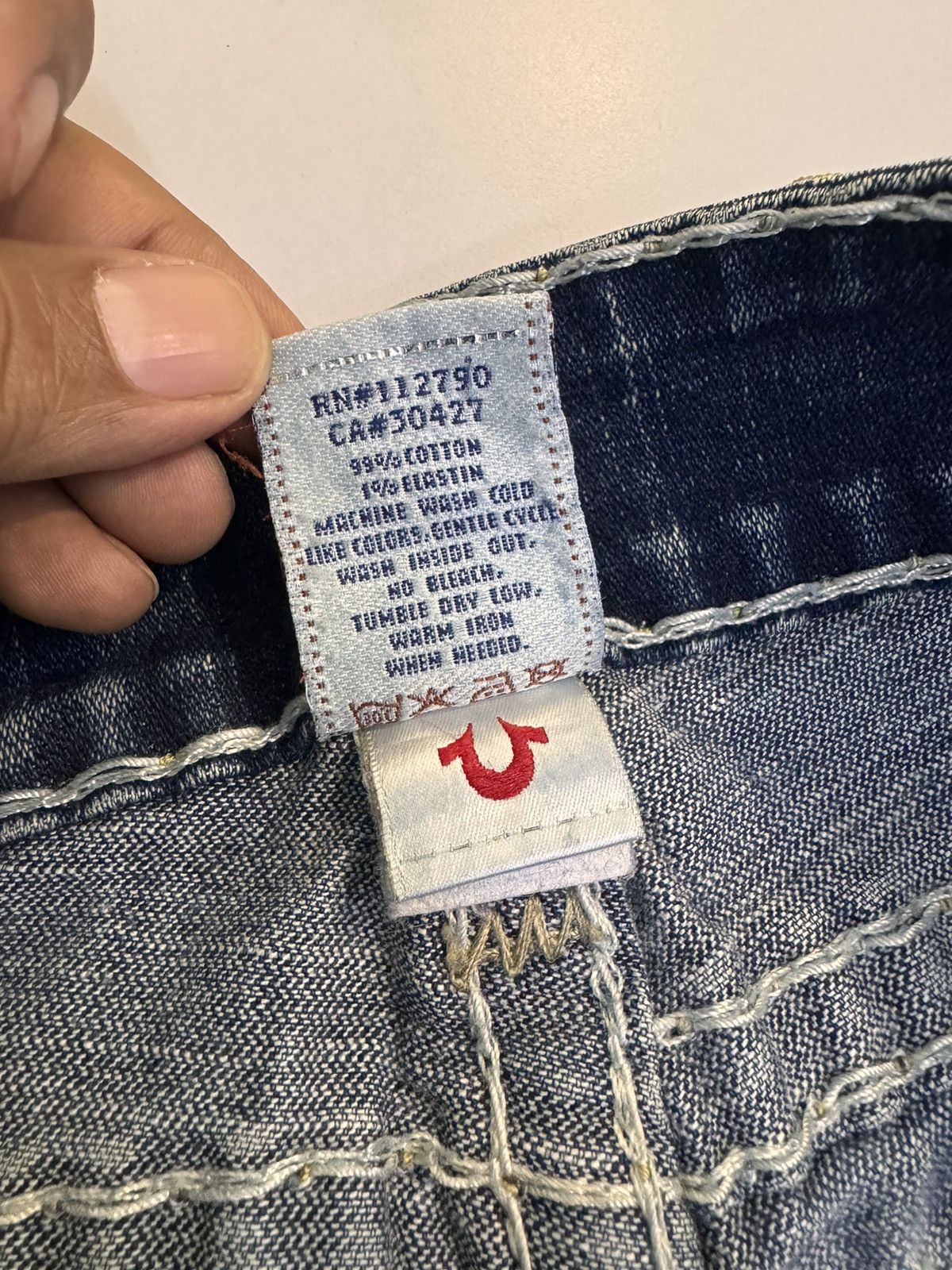 True Religion True Religion Short Denim Pant size 33” Size 33" - 6 Thumbnail