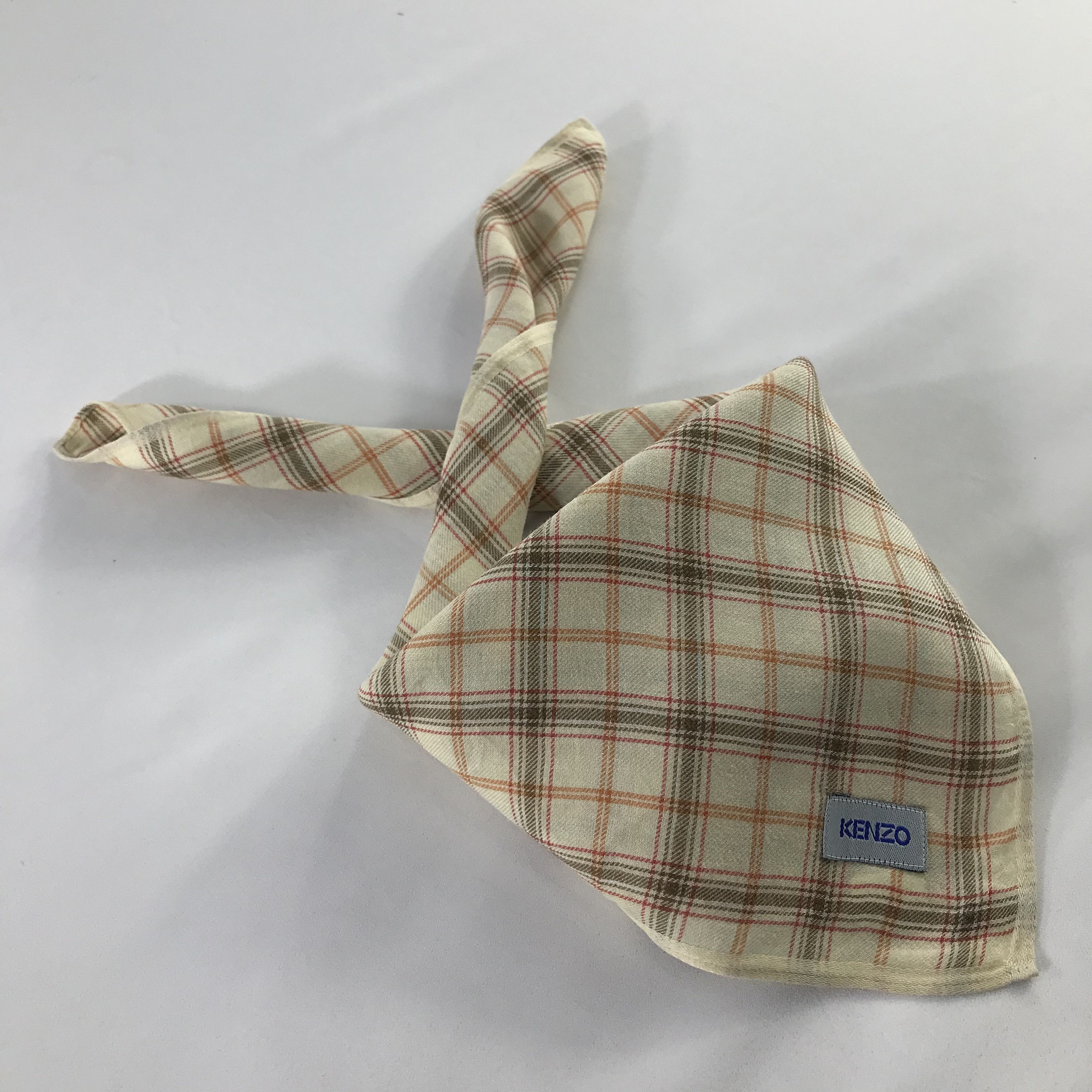 Kenzo × Vintage Kenzo Bandana / Handkerchief / Neckerchief - S421 Size ONE SIZE - 4 Thumbnail