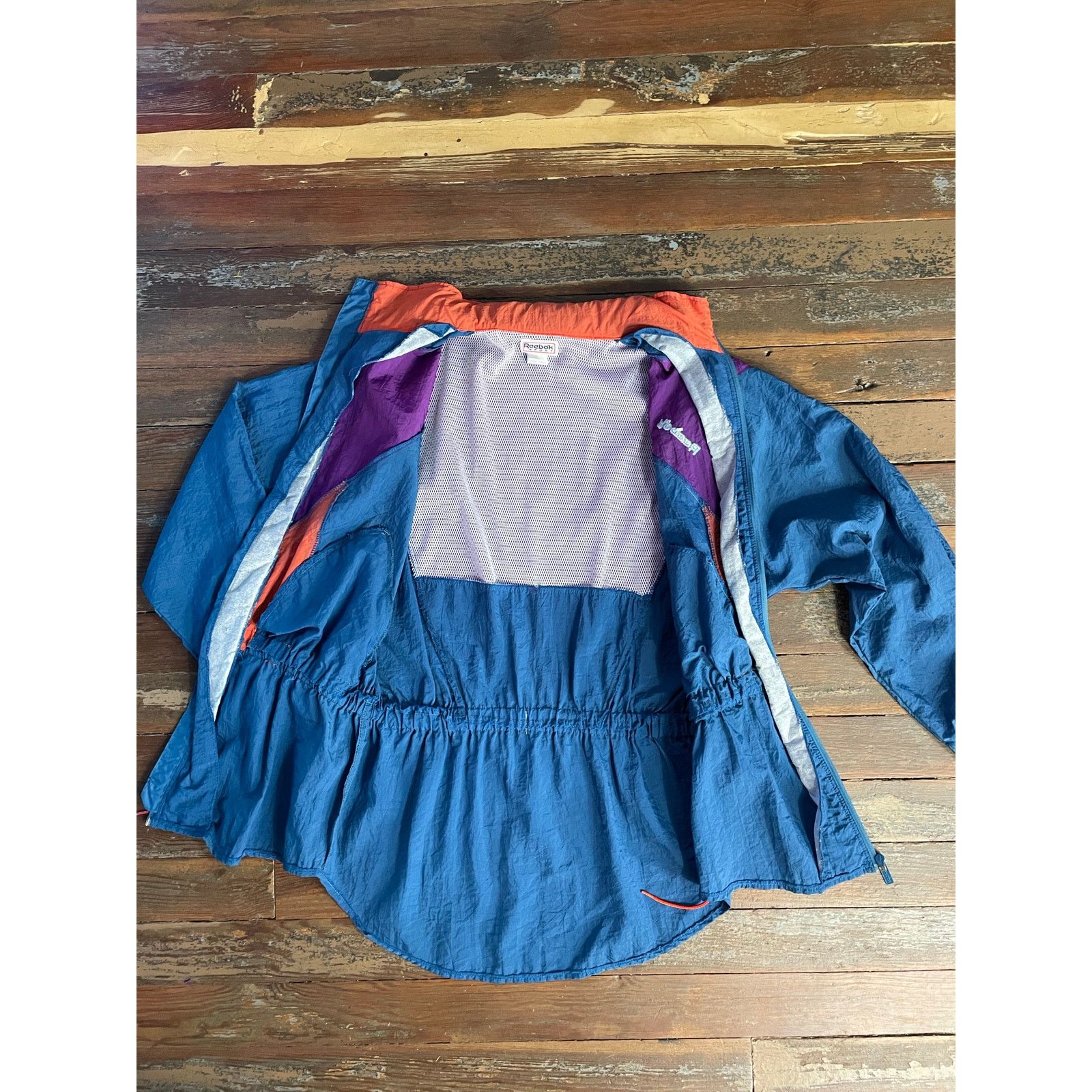 Reebok Vintage 90s Reebok Windbreaker Jacket Blue Purple M Size US M / EU 48-50 / 2 - 5 Thumbnail