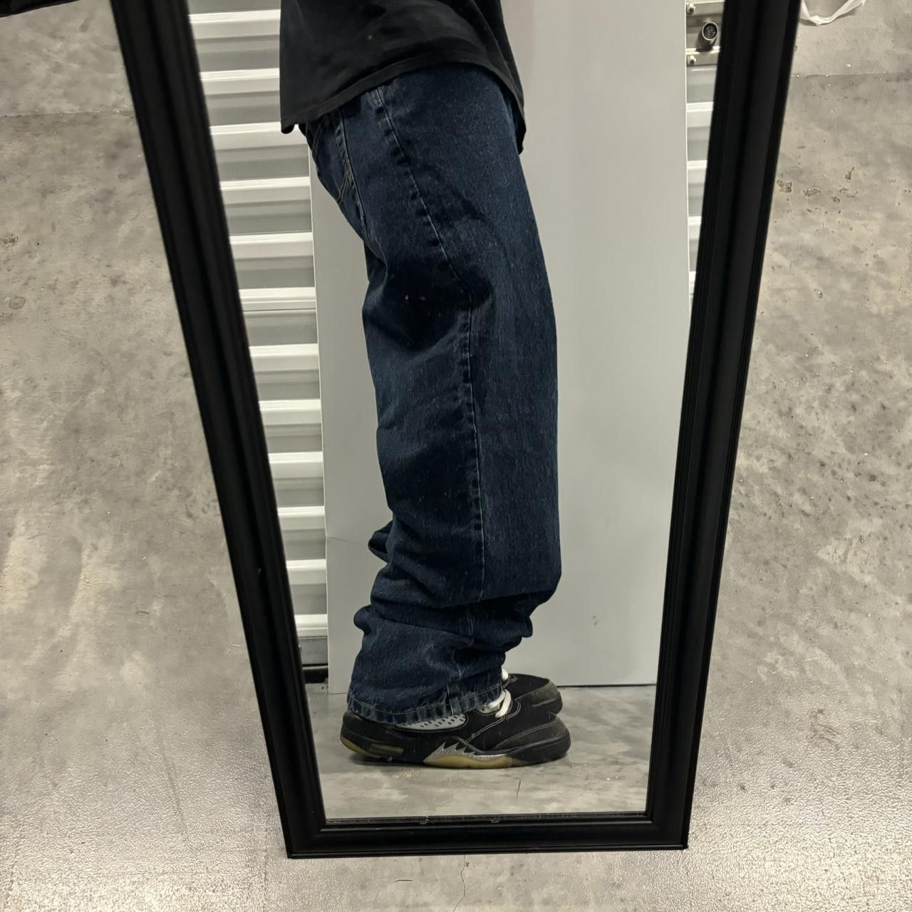 Japanese Brand × Vintage Crazy Vintage Y2K/2000s Baggy Dark Wash Skater Denim Jeans! Size US 40 / EU 56 - 2 Thumbnail
