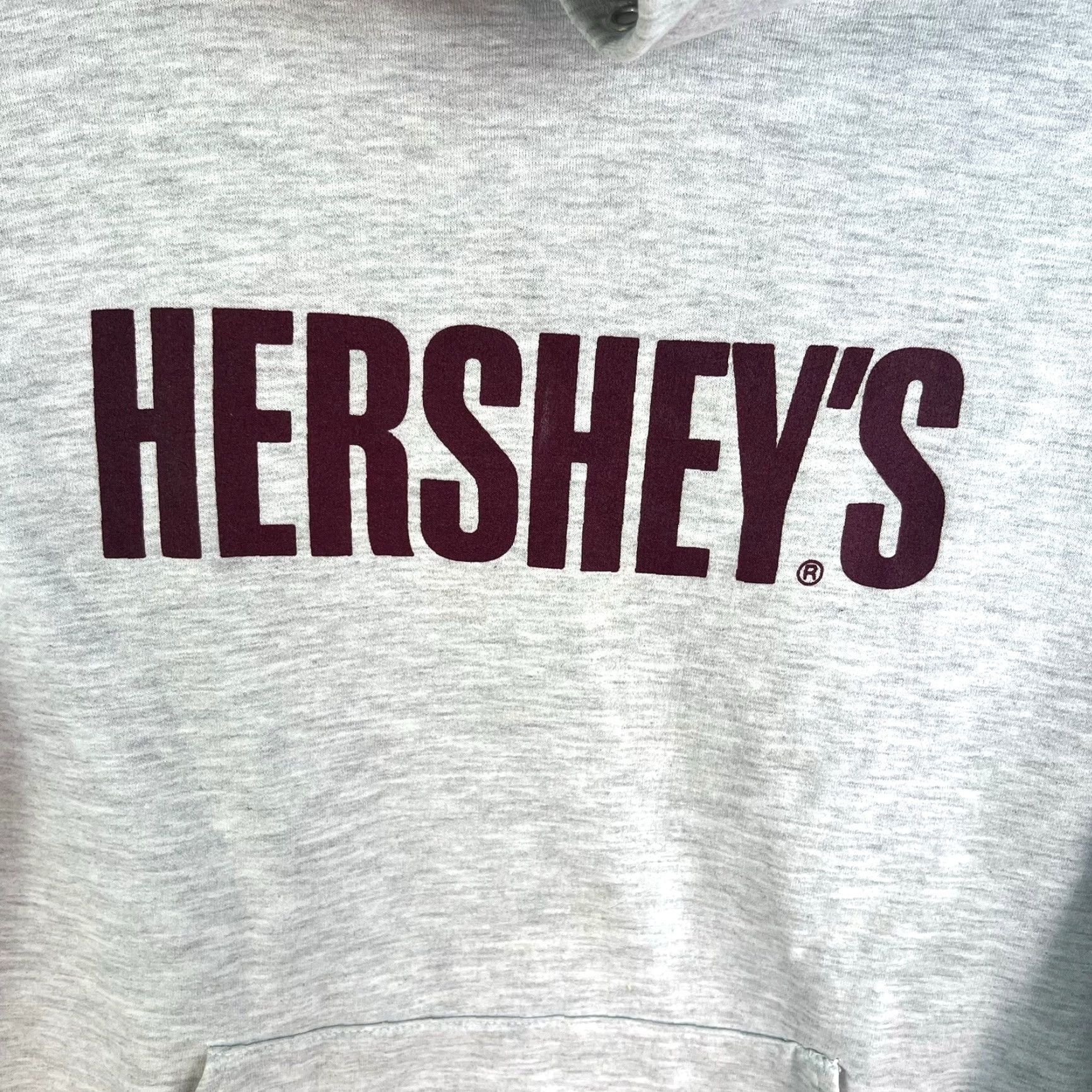 Gildan Gildan Hershey's Pullover Sweatshirt Womens 2XL Gray High Neck Long Sleeve Alice in Wonderland Logo Activewear Size XXL / US 16-18 / IT 52-54 - 3 Thumbnail