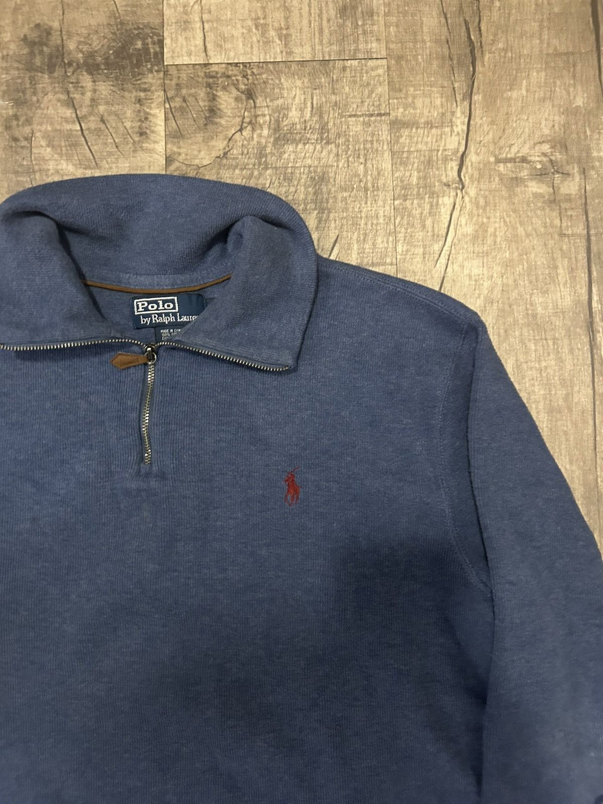 Polo Ralph Lauren Vintage 90’s Polo Ralph Lauren Quarter Zip Sweatshirt Large Size US L / EU 52-54 / 3 - 2 Thumbnail