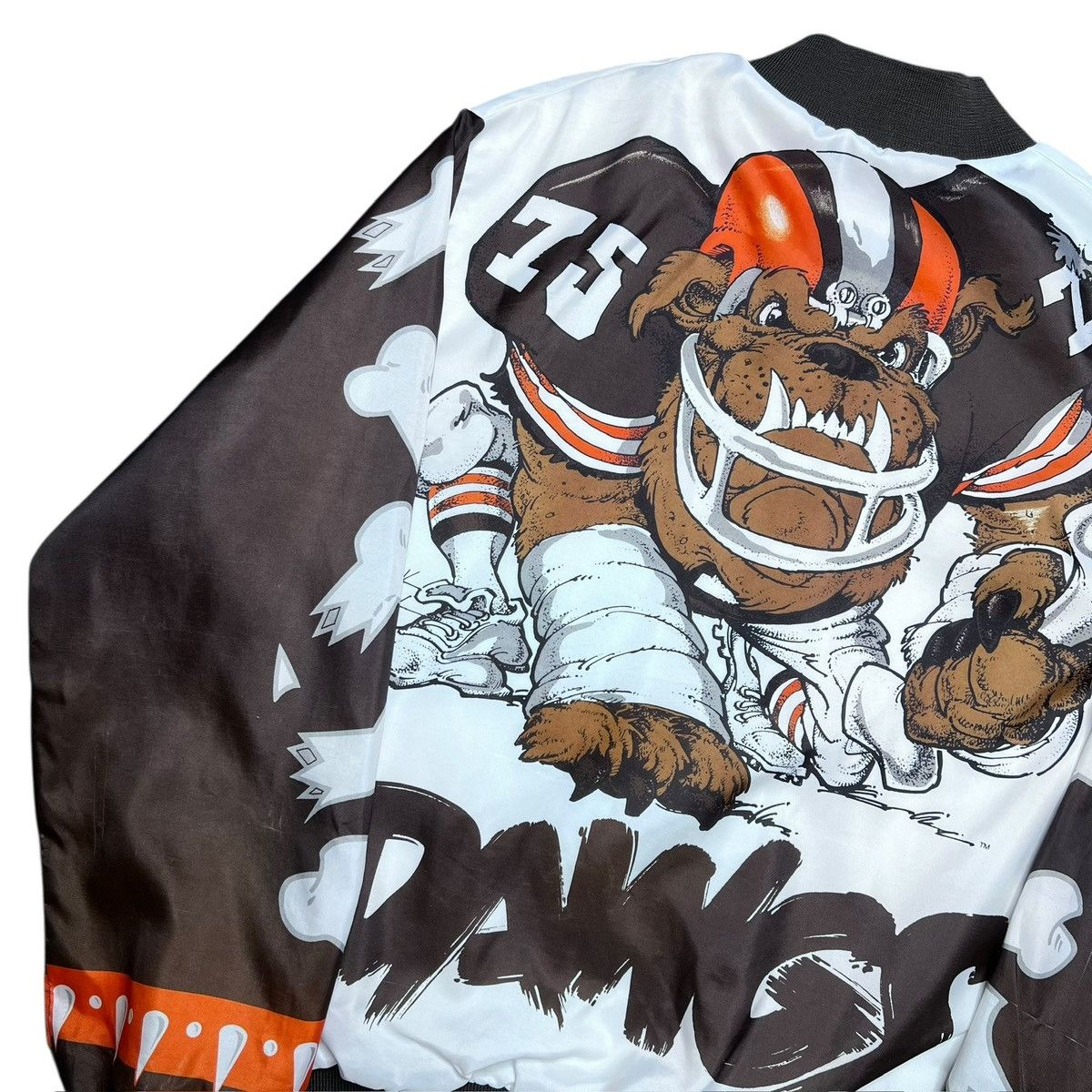 Chalk Line 90s NFL Cleveland Browns Dawgs Chalk Line Fanimation Jacket Size US L / EU 52-54 / 3 - 24 Thumbnail