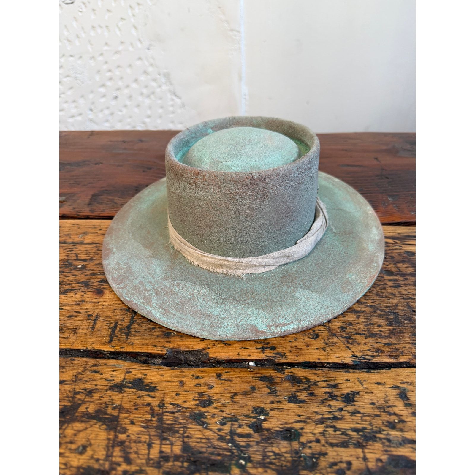 Other Meshika Distressed Wide Brim Hat Size ONE SIZE - 4 Thumbnail