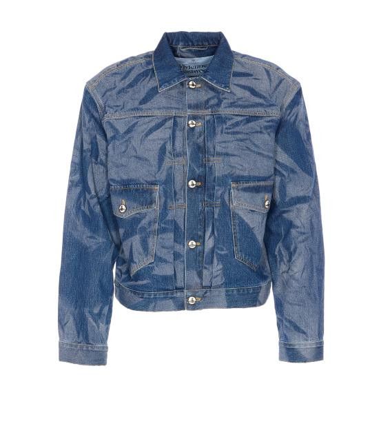 Vivienne Westwood VIVIENNE WESTWOOD Men Jacket 2801000E W014LK307 Blue Size US L / EU 52-54 / 3 - 1 Thumbnail