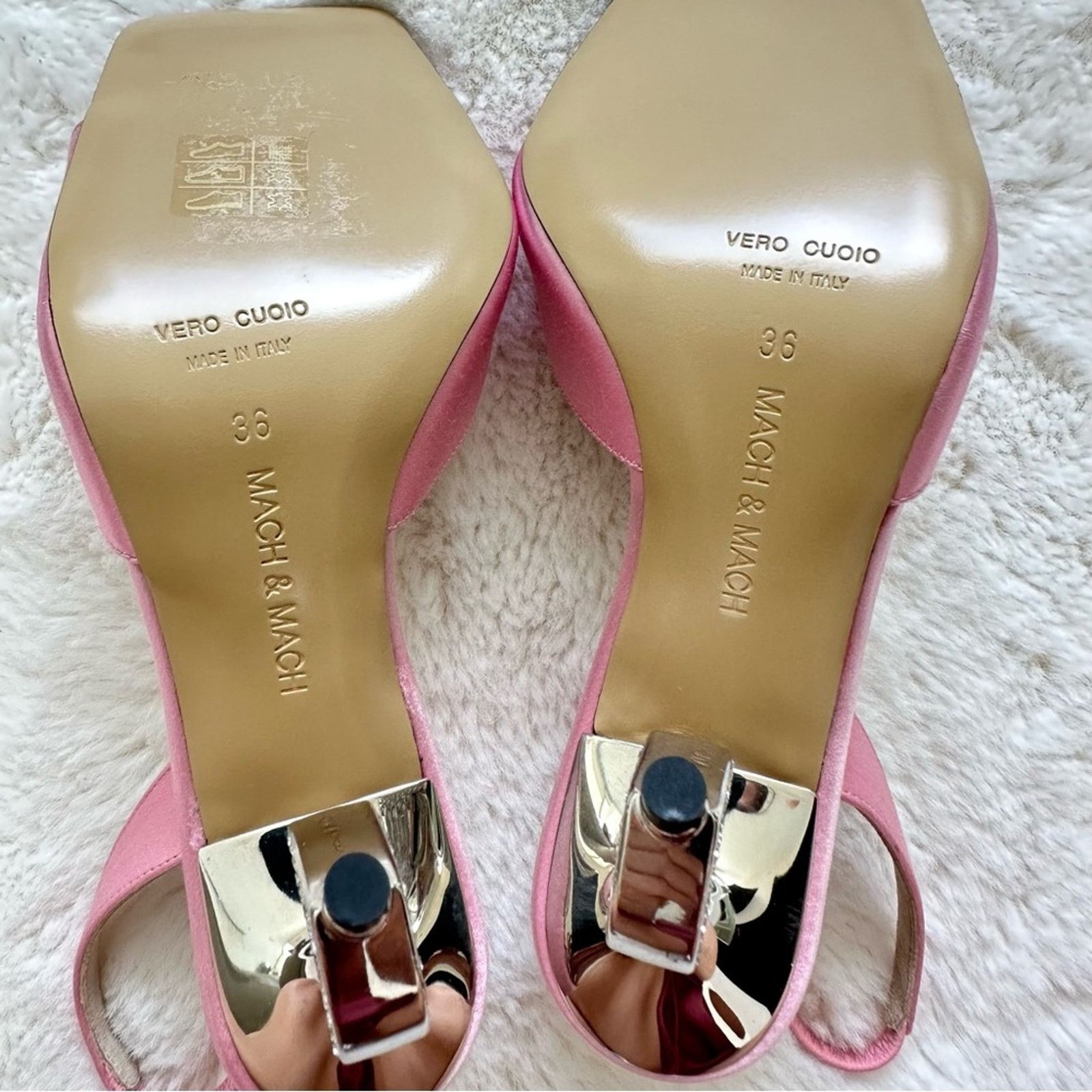 MACH & MACH NEW!!! MACH&MACH heels shoes size 36EU Authentic Retail 850$ Size US 6 / IT 36 - 9 Thumbnail